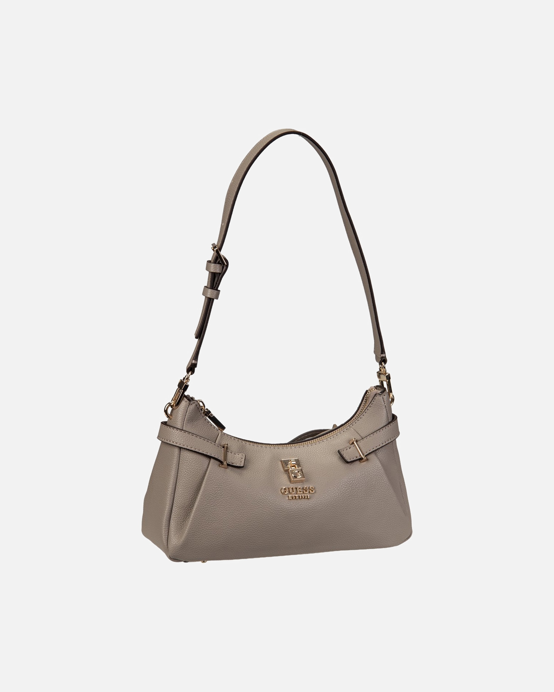 Tasche für Weiblich GUESS Yesba Schultertasche dark taupe