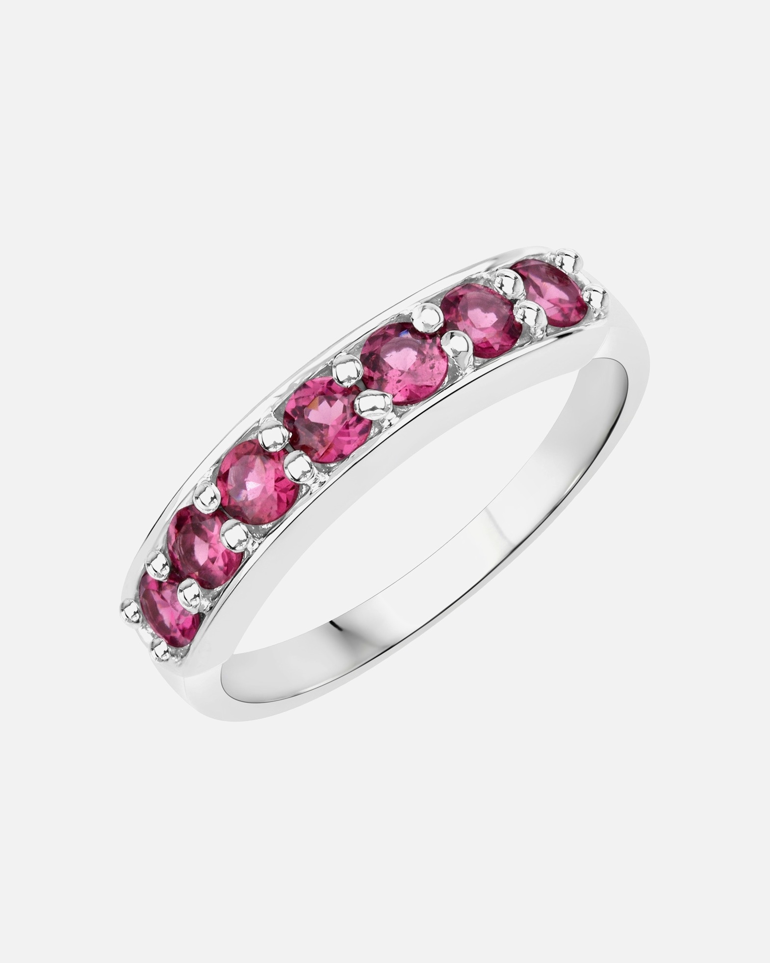 Ring für Weiblich Rafaela Donata Ring Sterling Silber Rhodolith in Silber 50