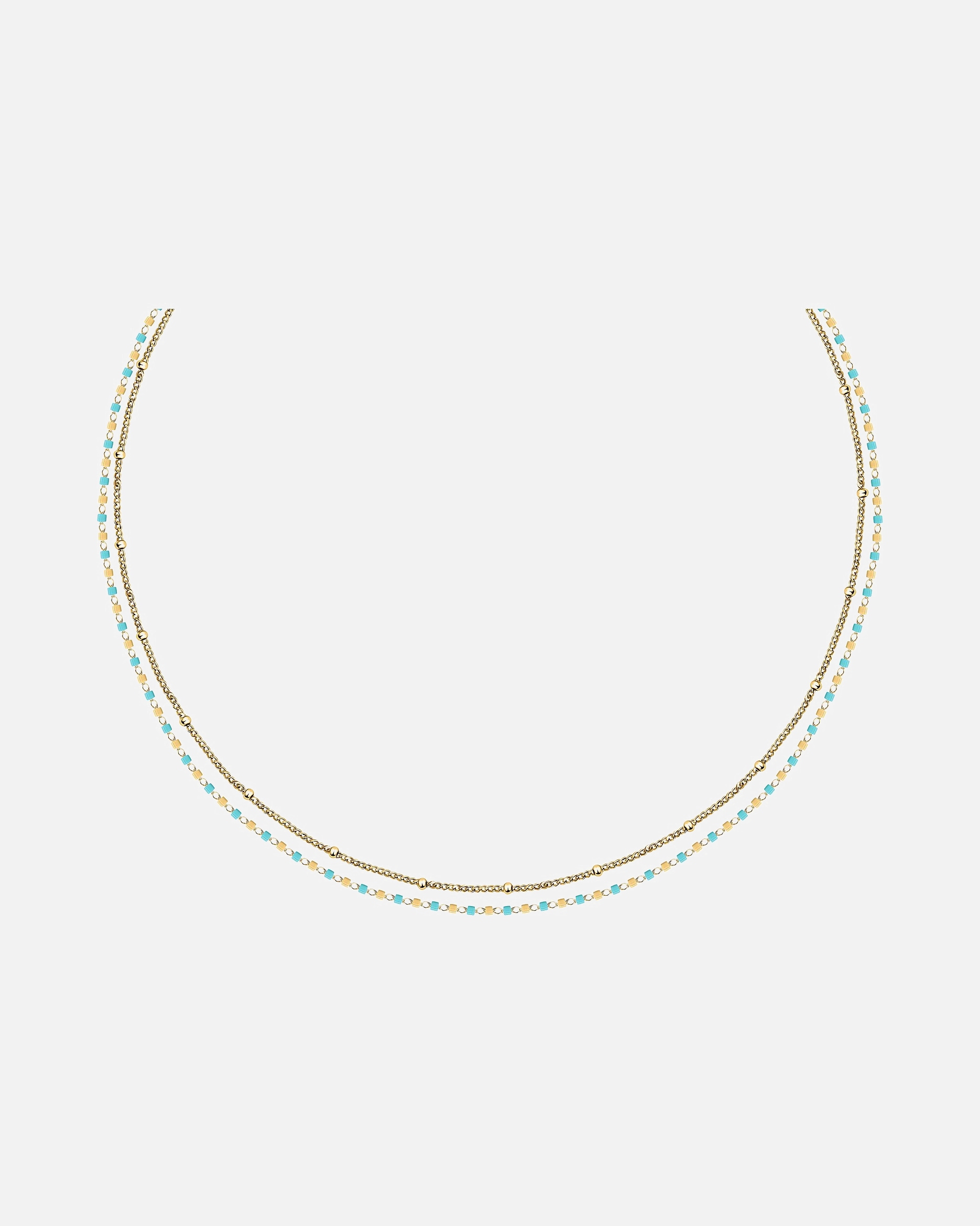 Kette für Weiblich La Petite Story Default Brand Line Kette Edelstahl, Emaille 1 Stück