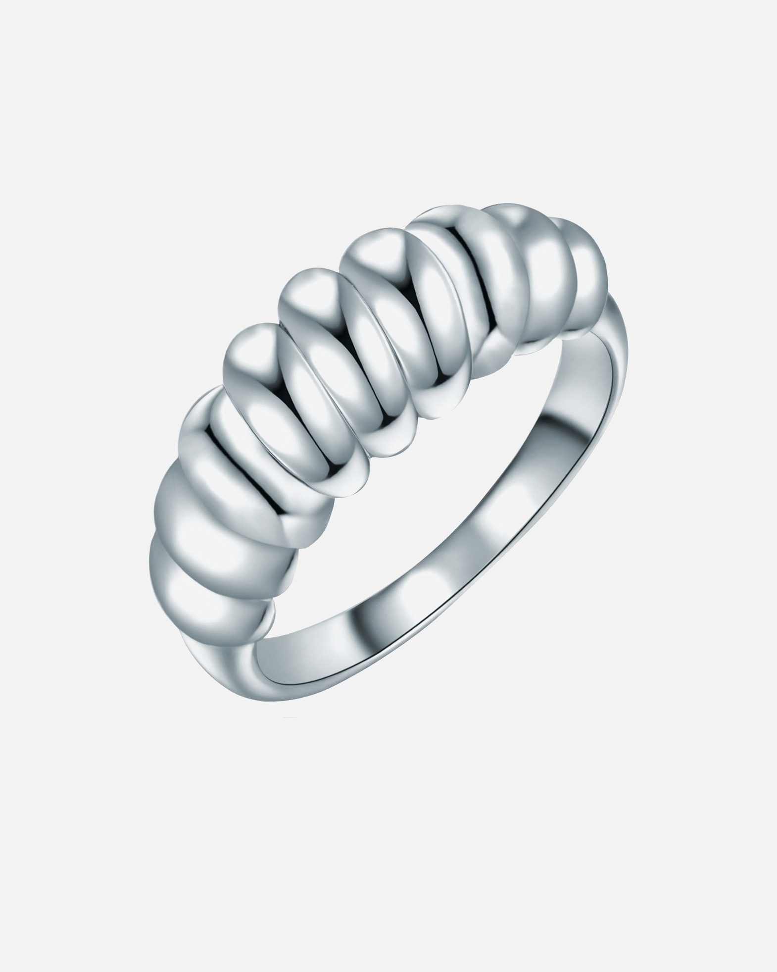 Ring für Weiblich Lulu & Jane Ring aus Metall in Silber 50