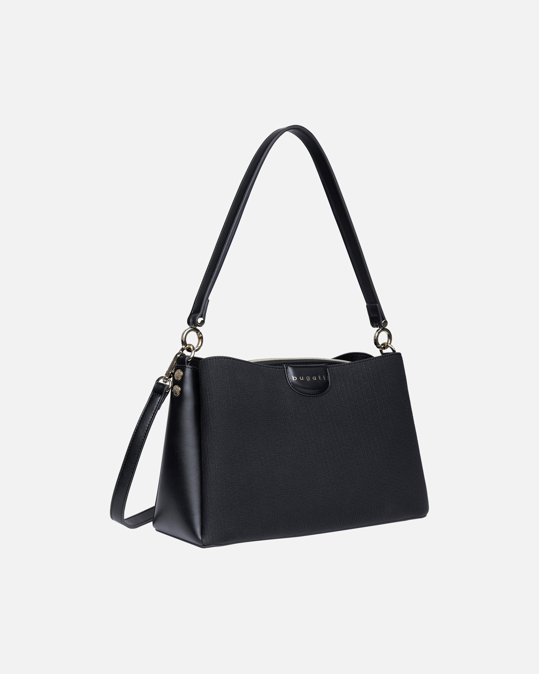 Handtasche für Weiblich Bugatti Handtasche Leah Shoulder Bag M Black