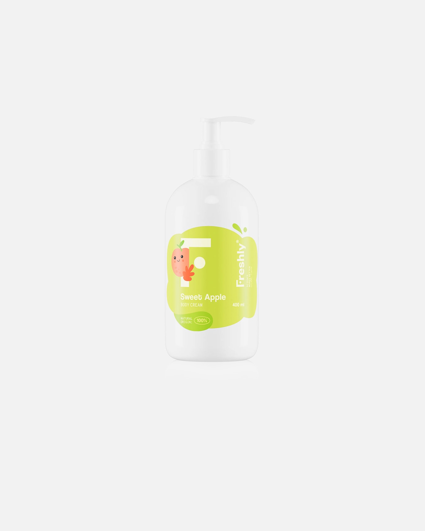 Babycreme für Unisex Freshly Cosmetics Körpercreme SWEET APPLE 400 ml