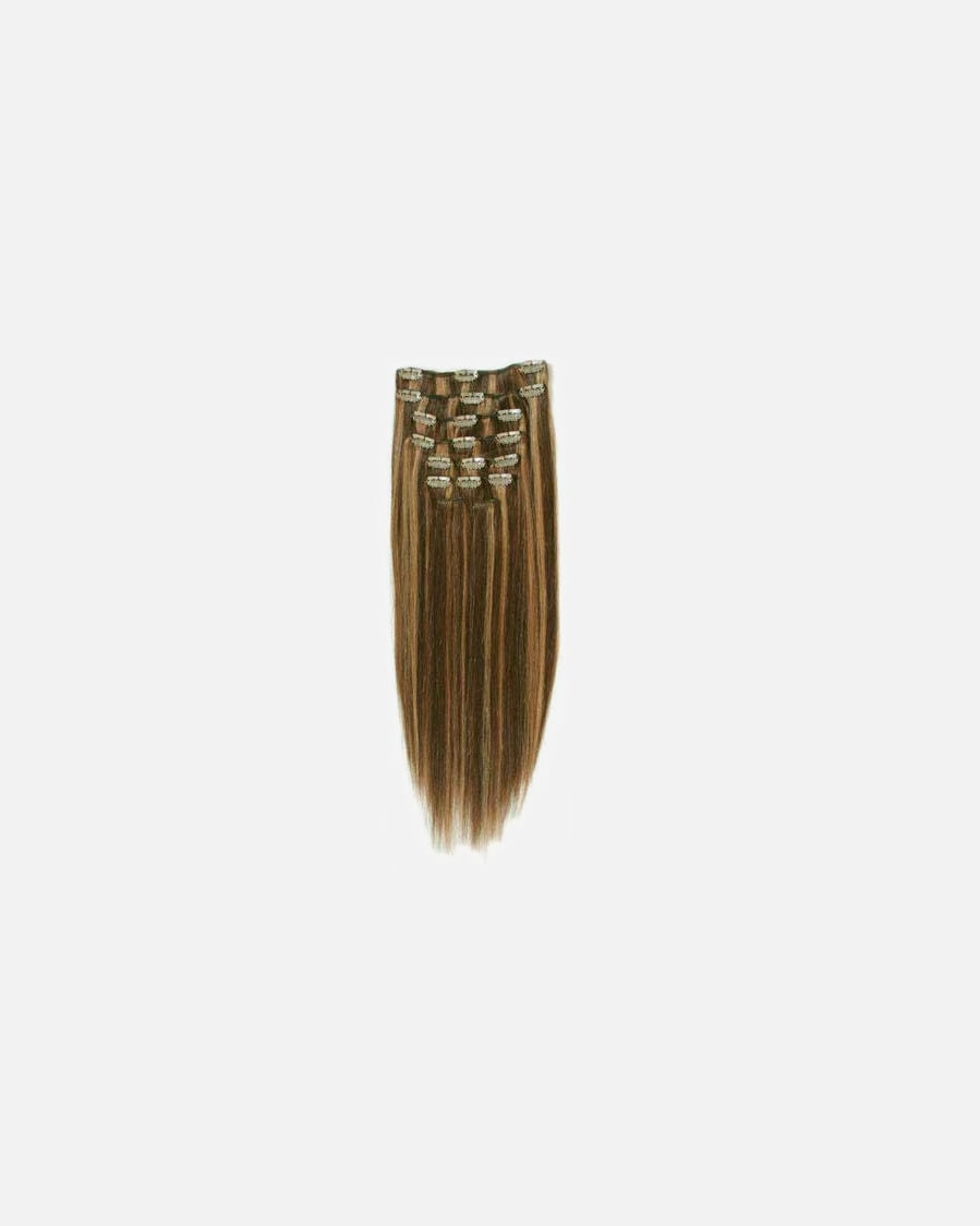 Extensions für Unisex Fashiongirl Fashiongirl Clip On Extensions - 50 cm - #18/613 Blond Mix Fashiongirl Clip On Extensions - 50 cm - #4/27 Braun/Mittelblond Mix