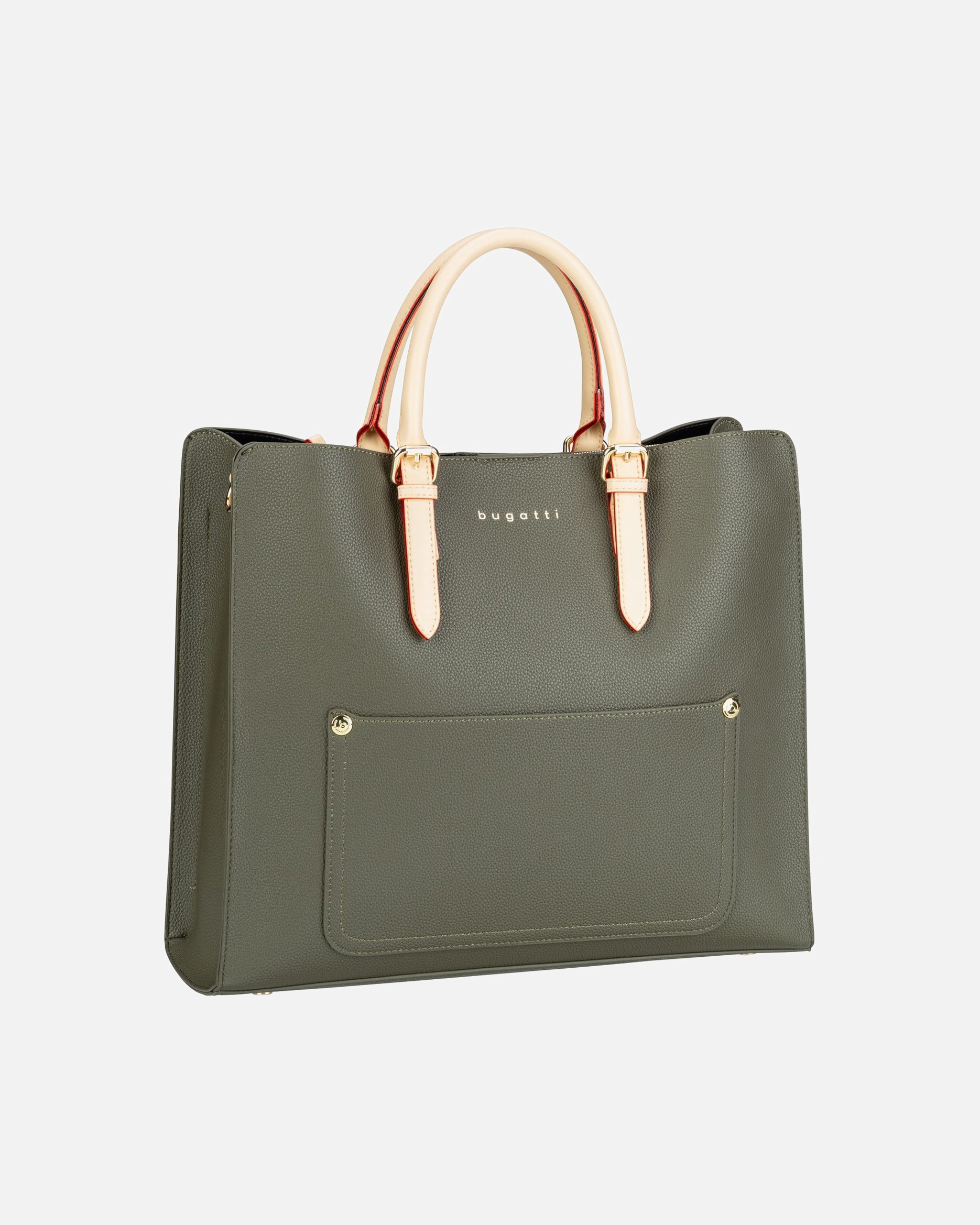 Handtasche für Weiblich Bugatti Handtasche Ella Top Handle L Olive