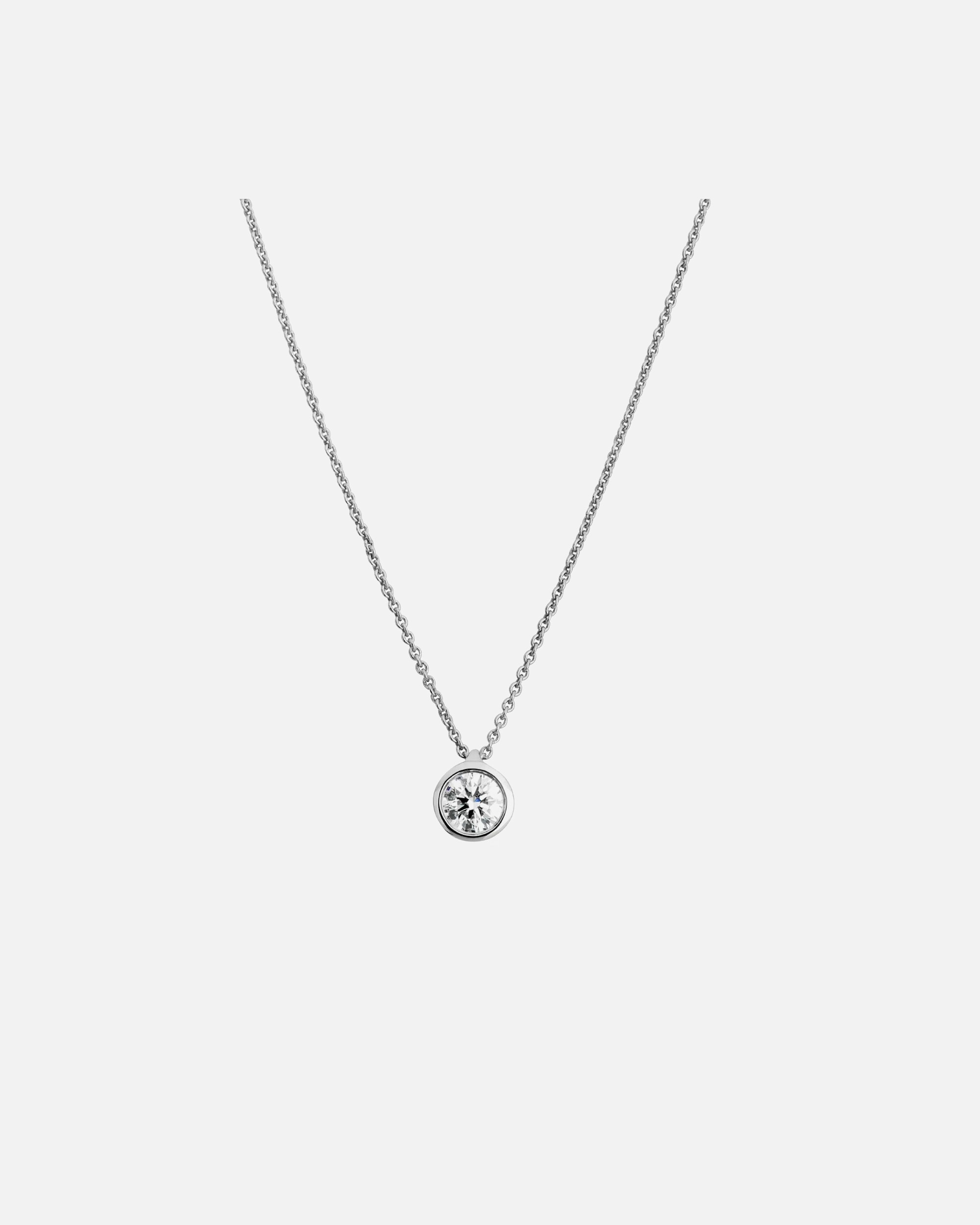 Halskette für Weiblich Lyomi Default Brand Line Collier 585/- Gold Diamant Lab Grown weiß 0,50ct. weiß