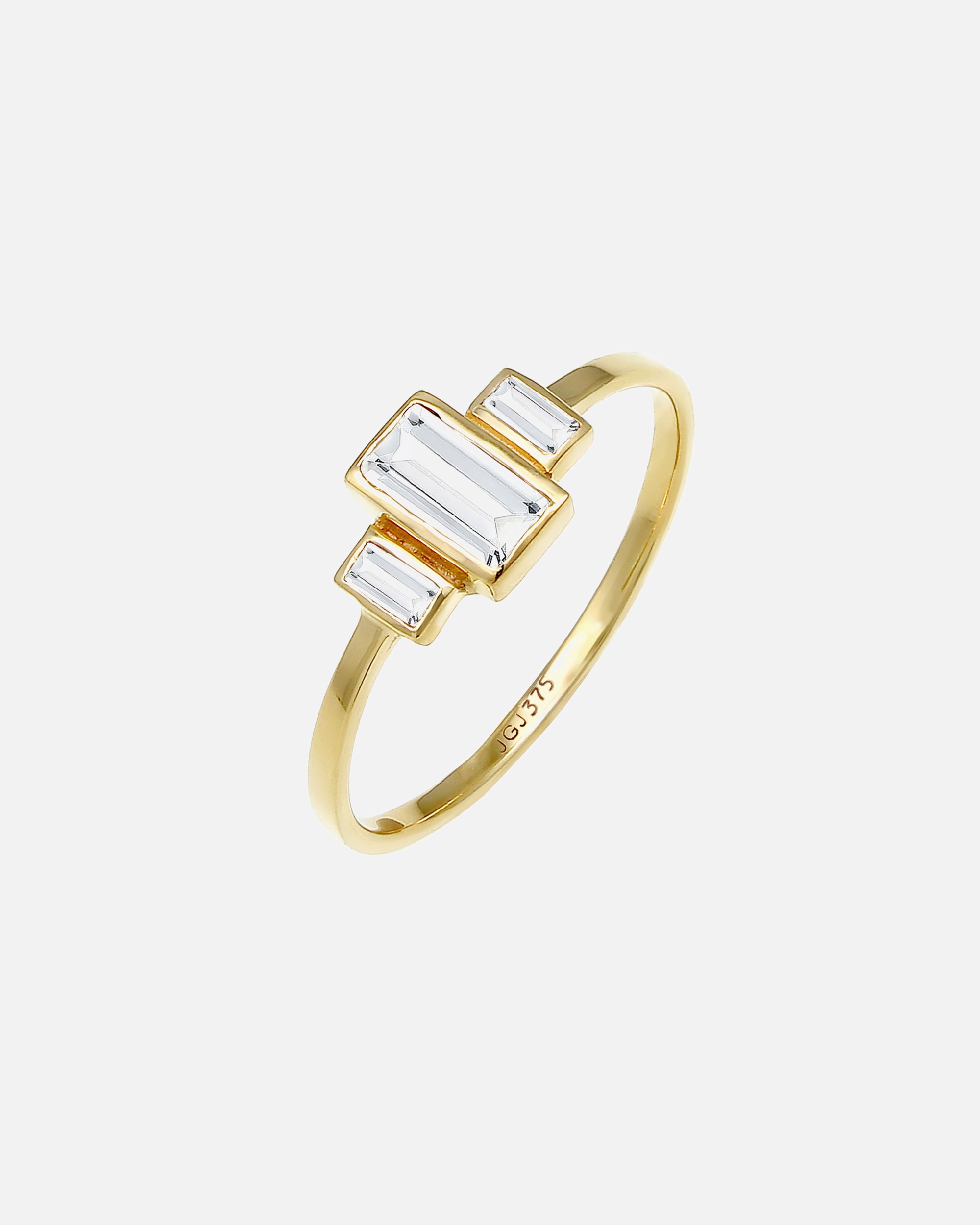Ring für Weiblich Elli PREMIUM Verlobungsring Topas Edelstein Zart 375 Gelbgold 56