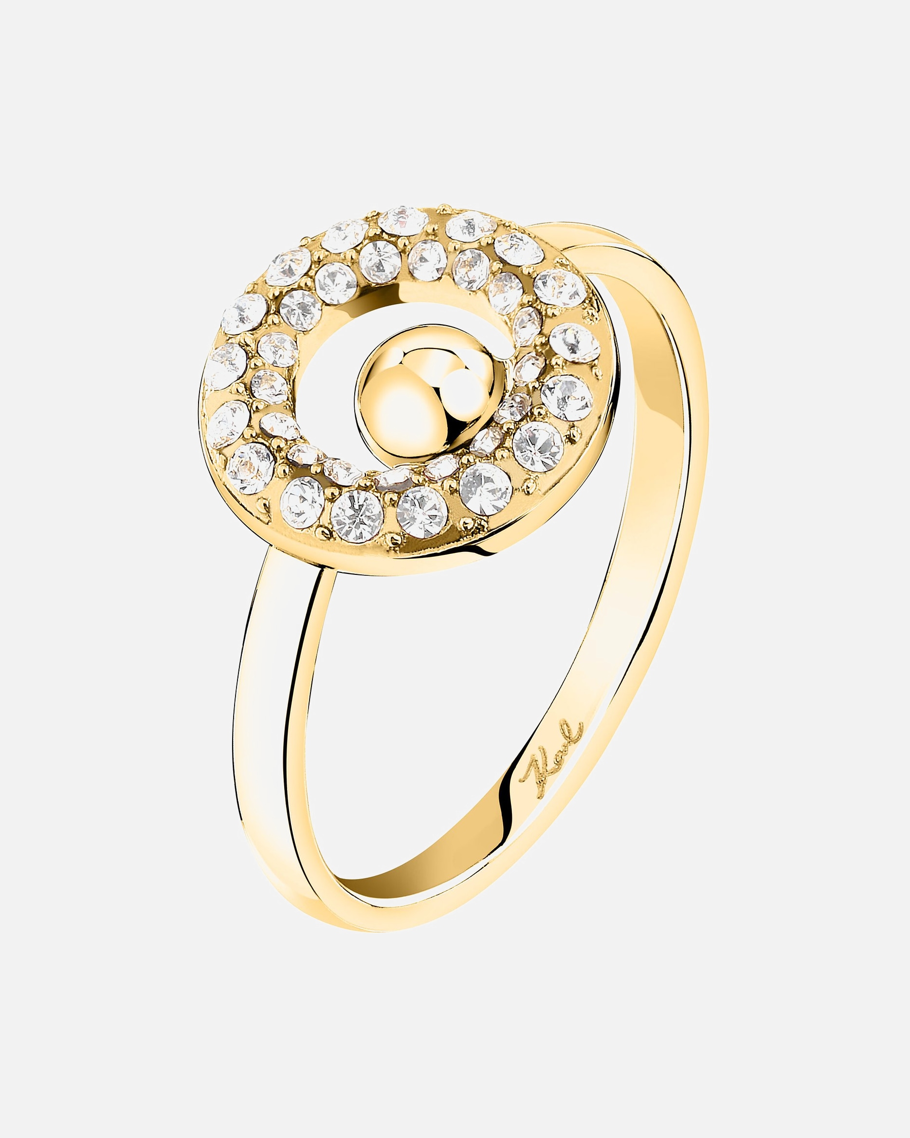 Ring für Weiblich Karl Lagerfeld Damenring Edelstahl 58