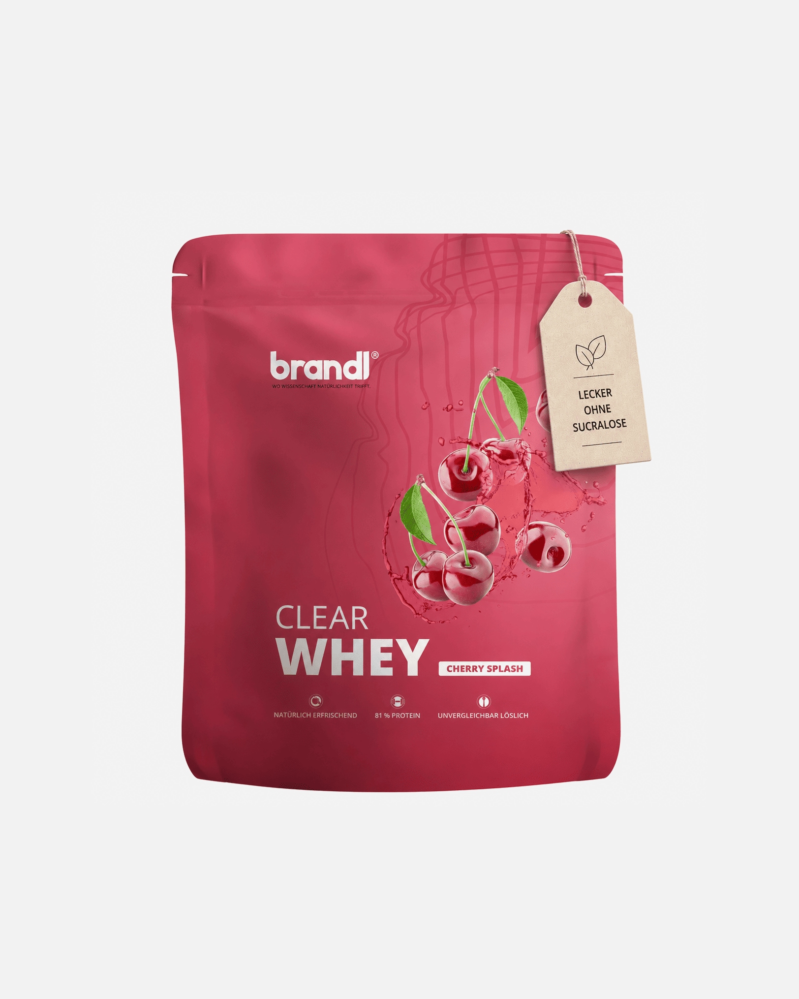 Protein & Shakes für Unisex Brandl Nutrition Clear Whey Cherry Splash