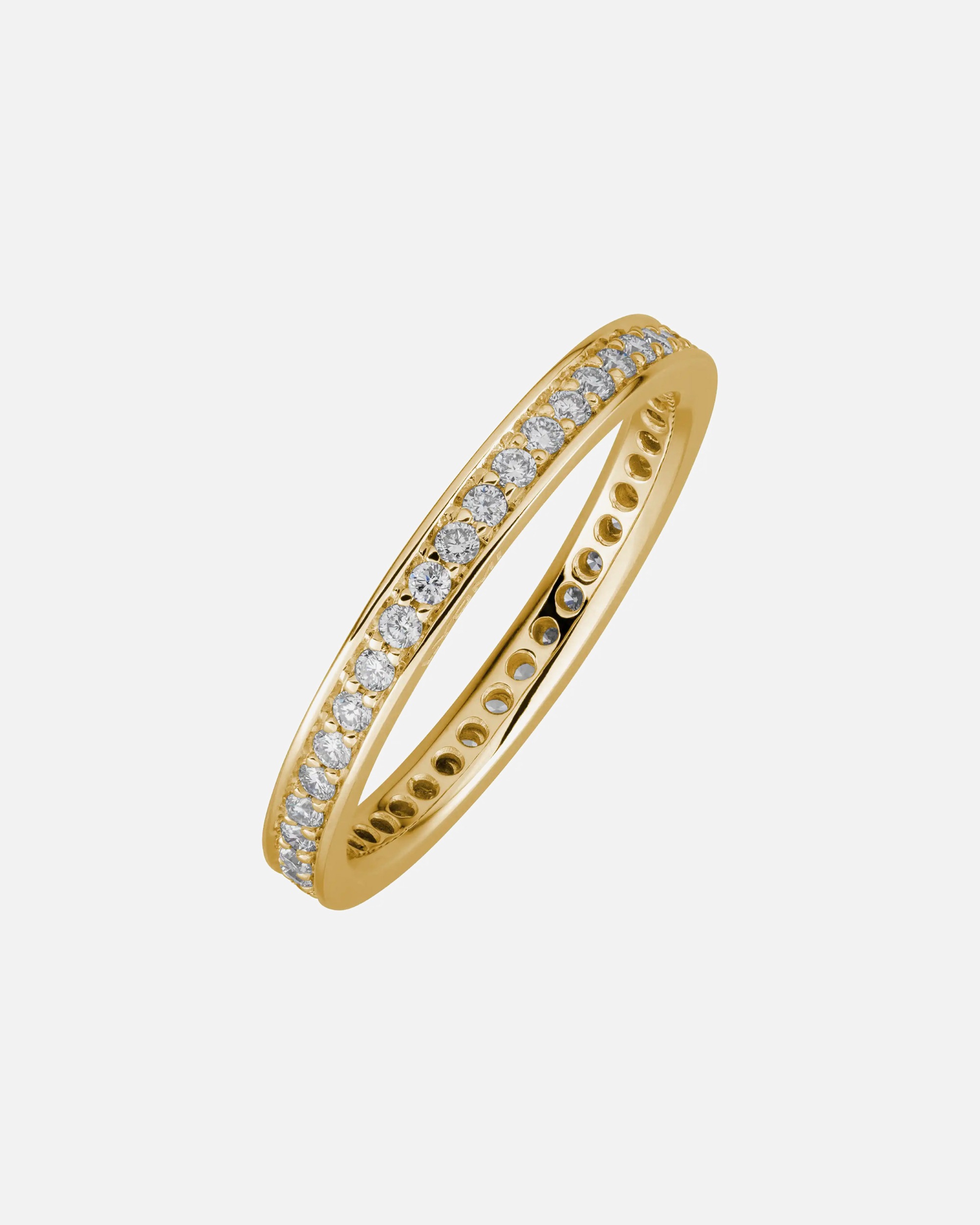 Ring für Weiblich Lyomi Default Brand Line Ring 585/- Gold Diamant Lab Grown weiß 0,49ct. 052 (16,6)