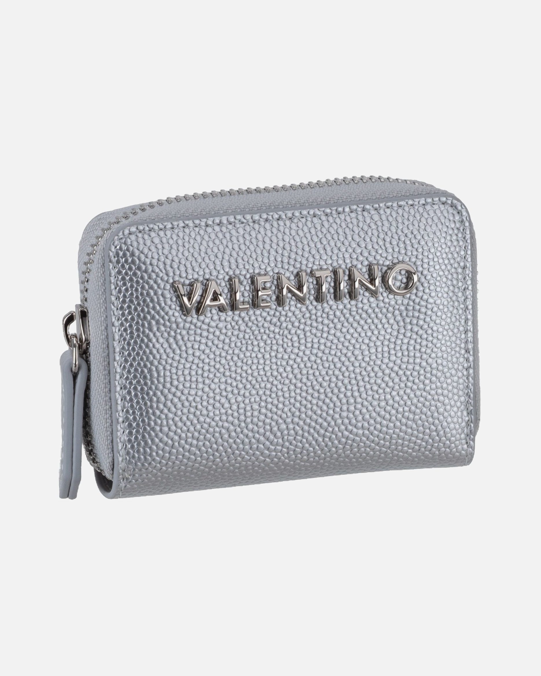 Portemonnaie für Unisex Valentino by Mario Valentino Divina Reißverschluss-Portemonnaie SilberSilber