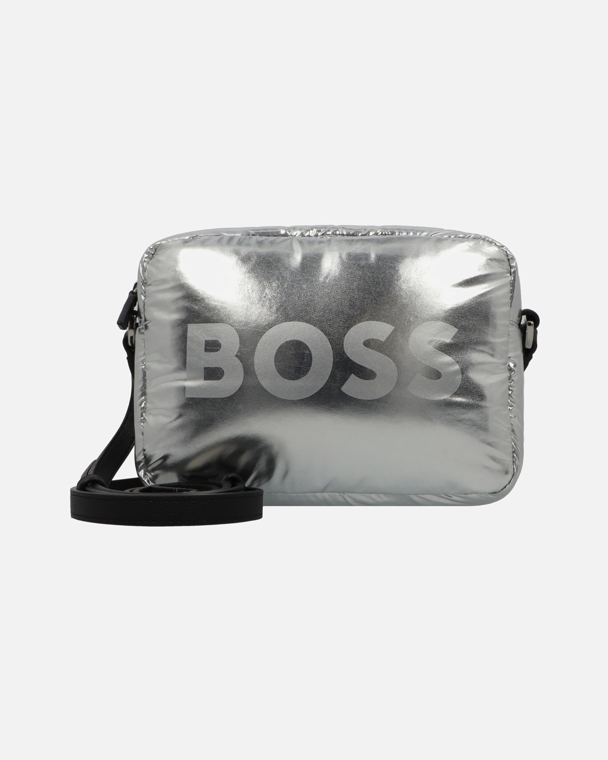 Tasche für Weiblich Hugo Boss Deva Umhängetasche 19 cm silver