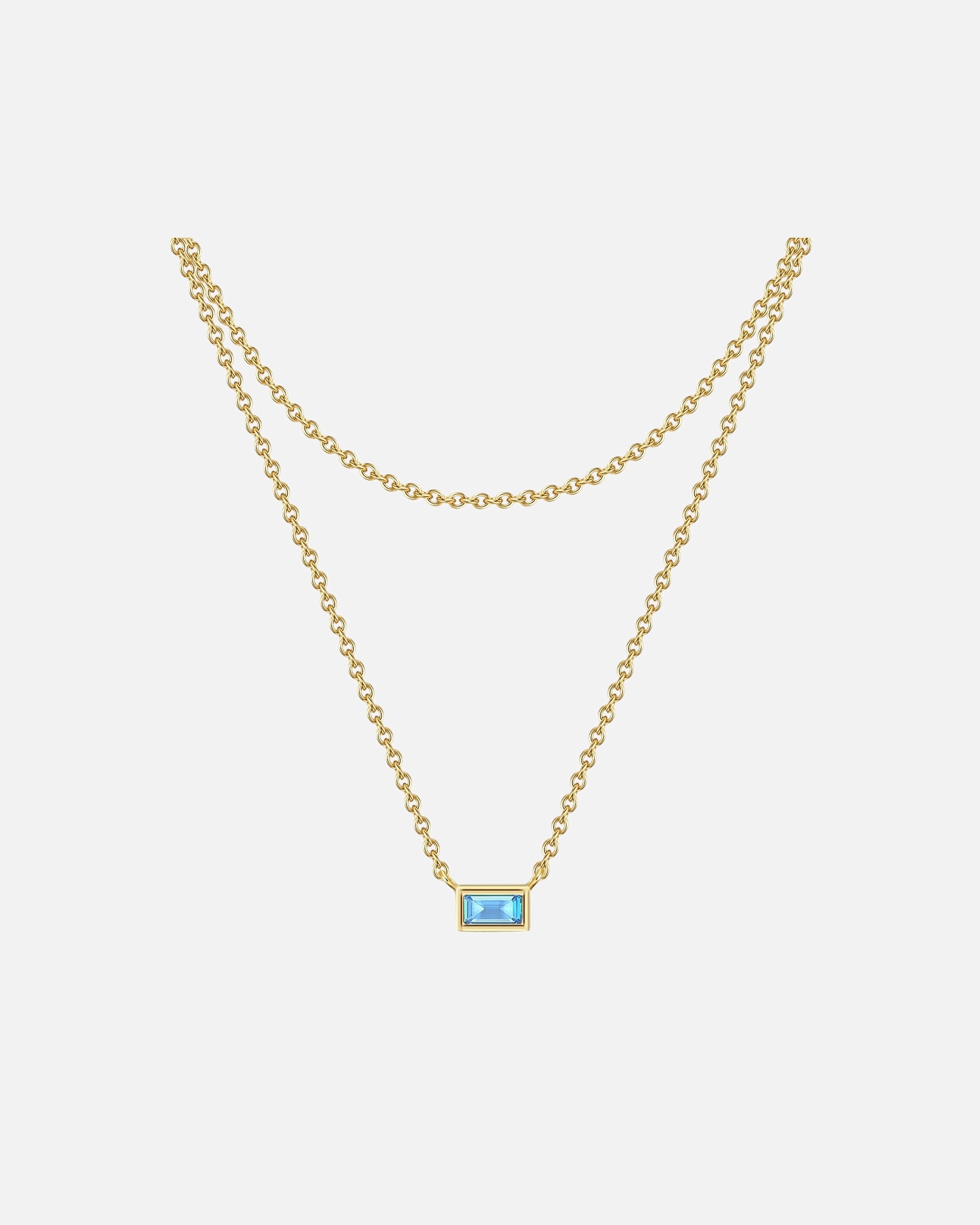 Halskette für Weiblich Glanzstücke München Halskette Sterling Silber Zirkonia in Gelbgold 1 Stück