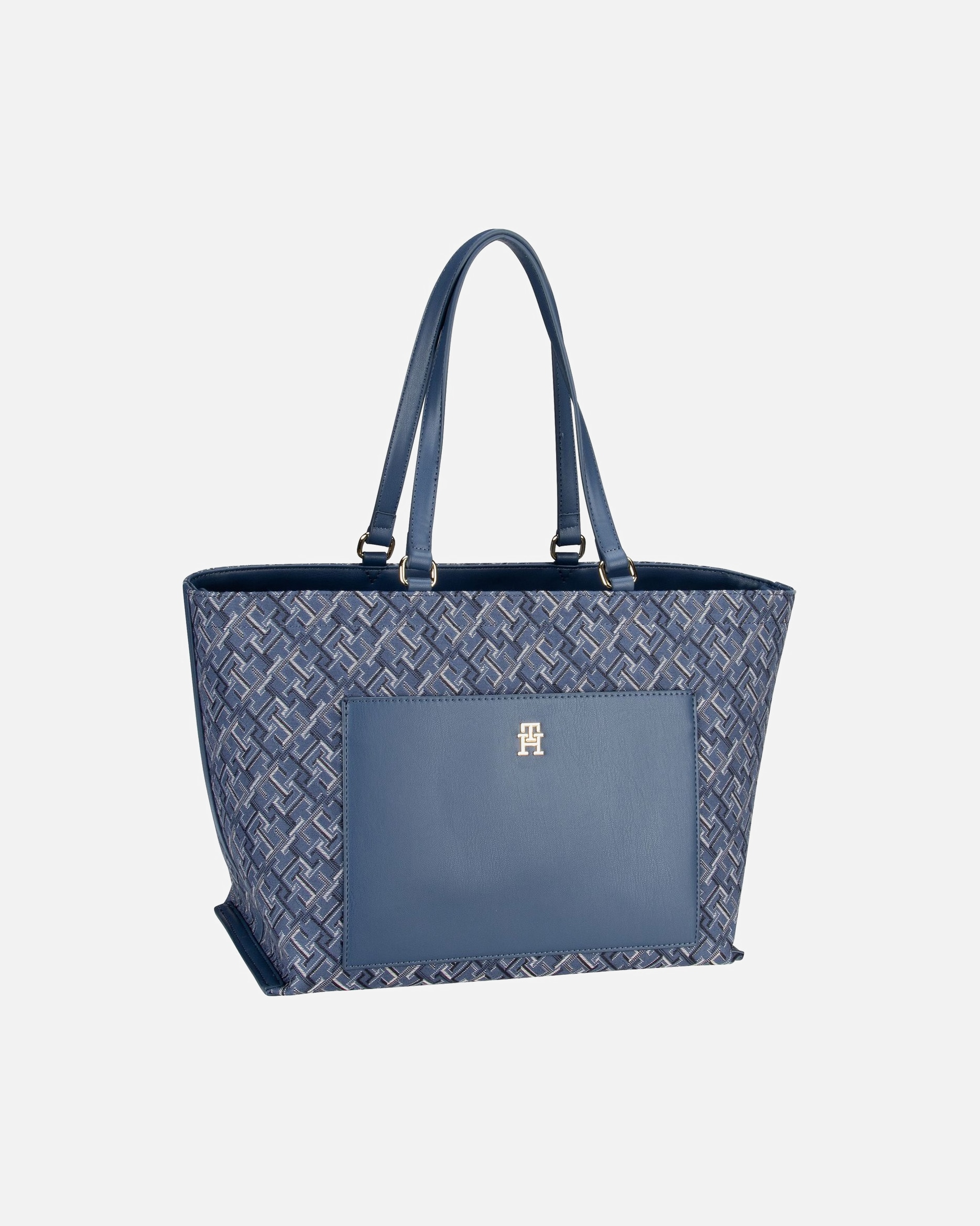 Shopper für Weiblich Tommy Hilfiger Shopper TH Distinct Tote Mono PF24 Fossil Blue Mono