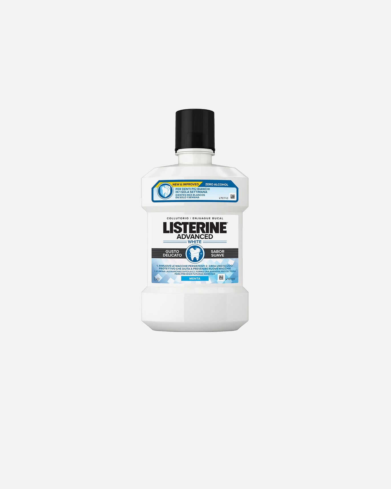 Mundspülung für Unisex Listerine ADVANCED WHITENING Mundwasser 1000 ml