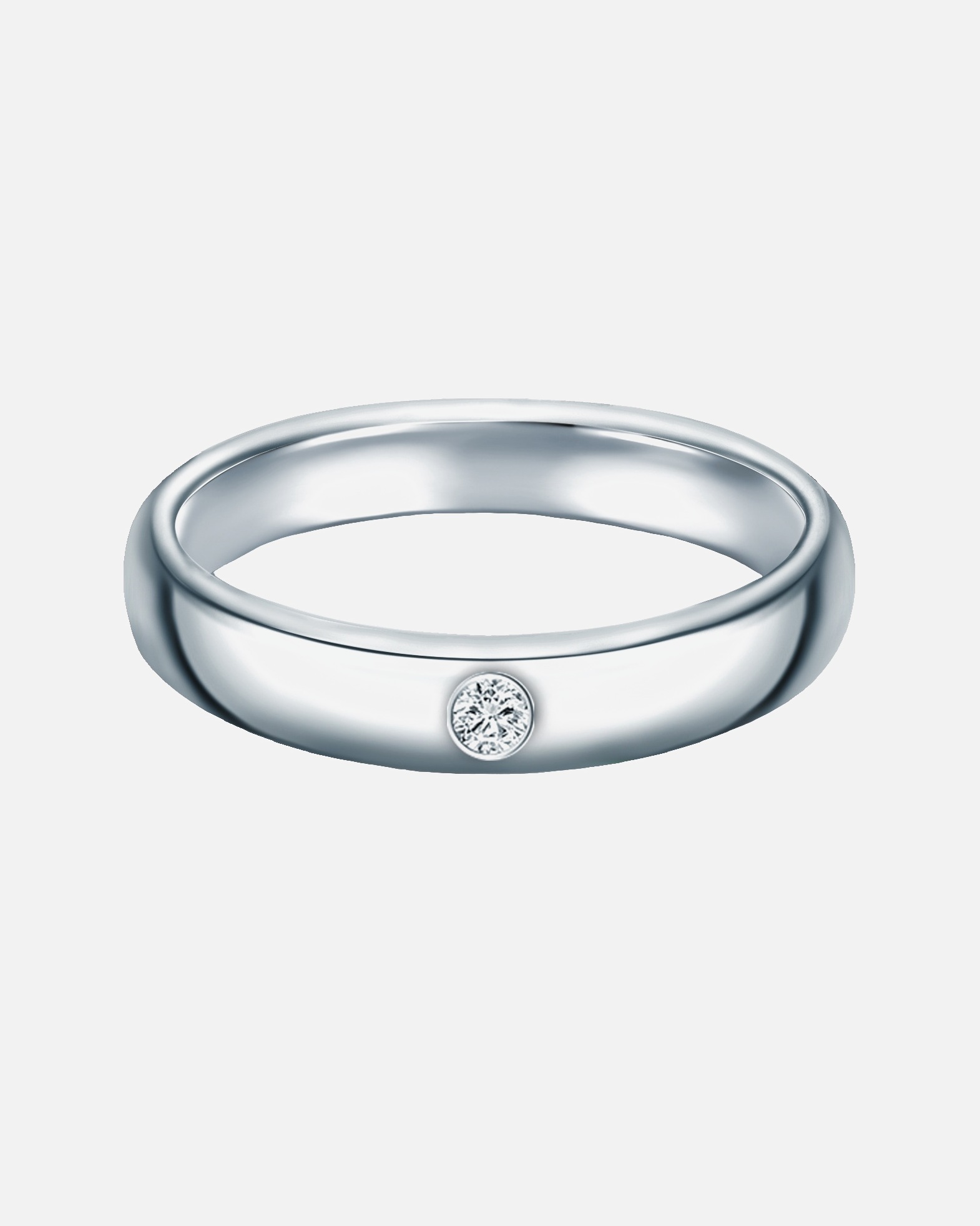 Ring für Weiblich Trilani Ring aus Sterling Silber in silber mit Zirkonia 52