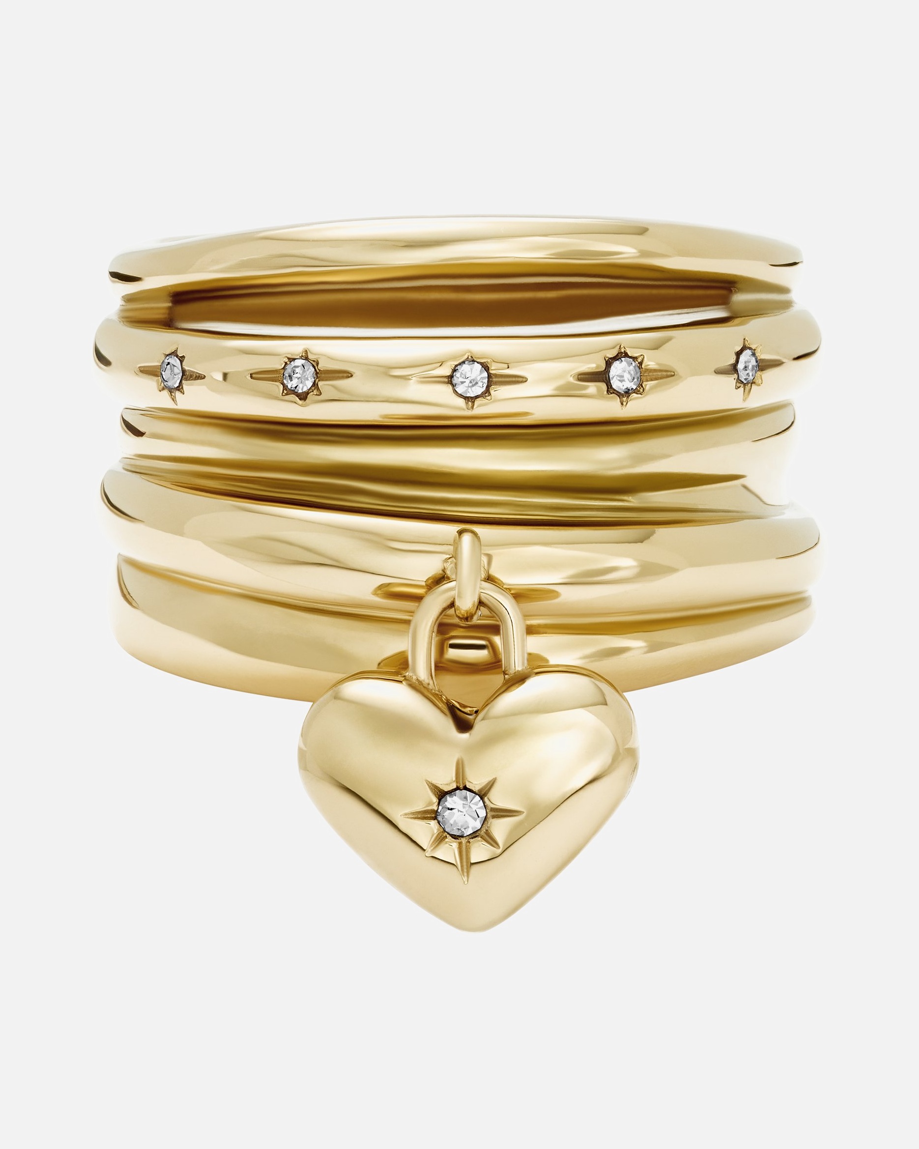 Ring für Weiblich Fossil Damenring Edelstahl 55