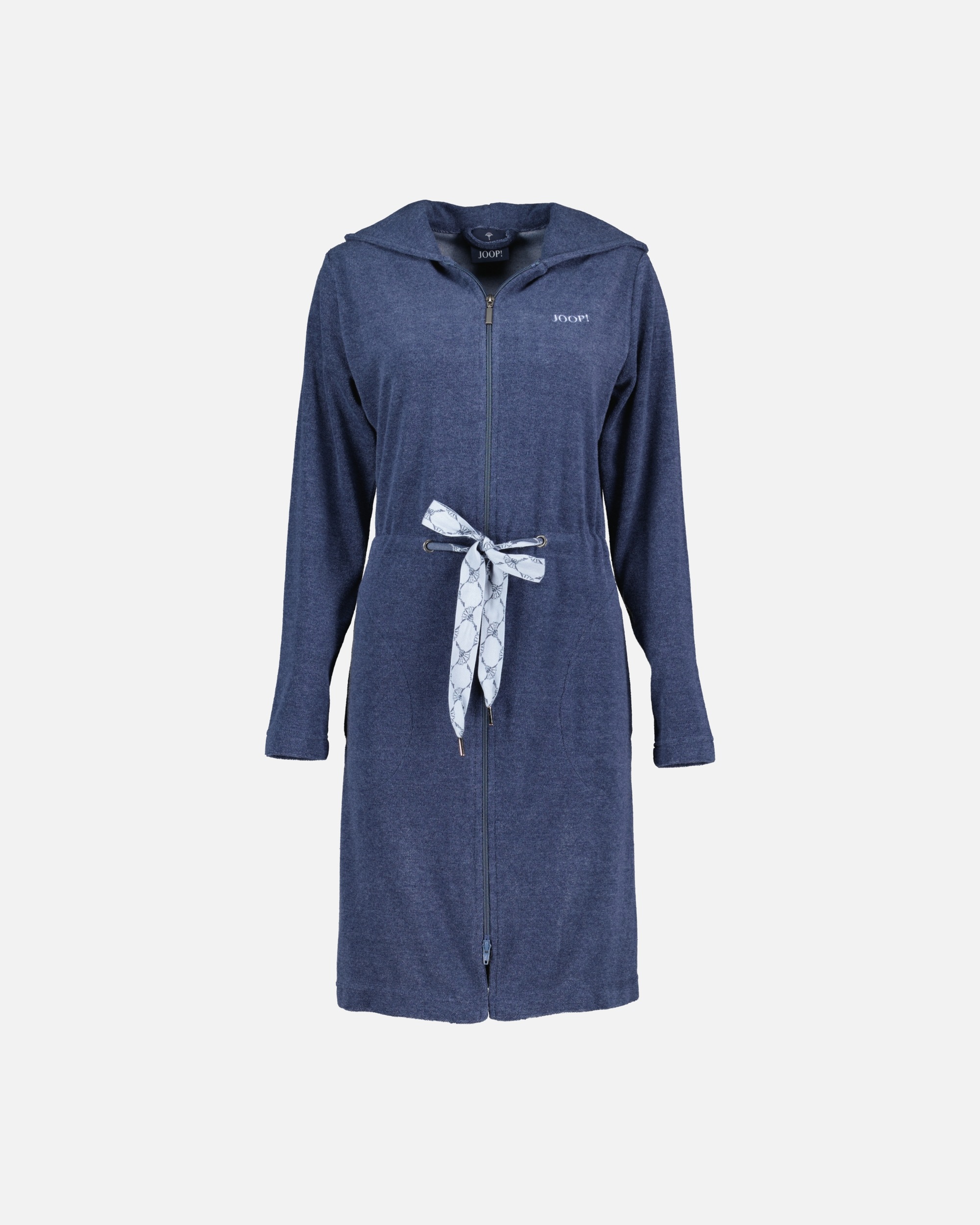 Bademantel für Weiblich JOOP! JOOP! Bademäntel Damen Kapuze Active 1659 blau - 11 1 Stück