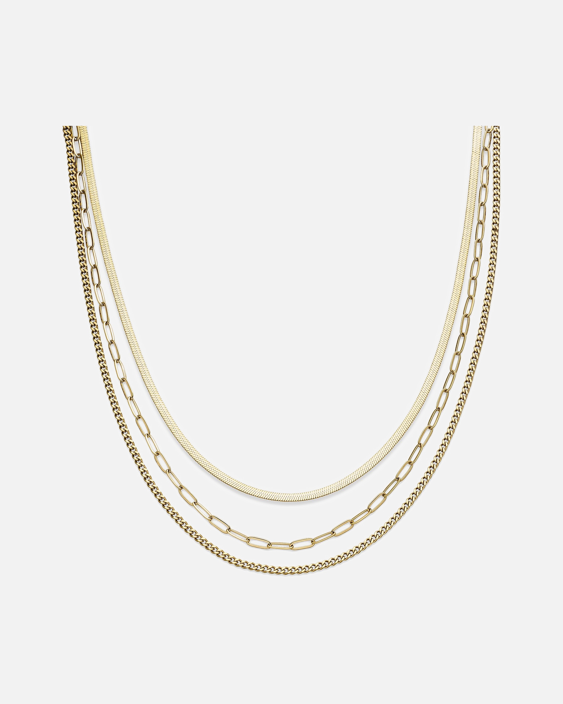 Kette für Weiblich s.Oliver Kette Edelstahl gold