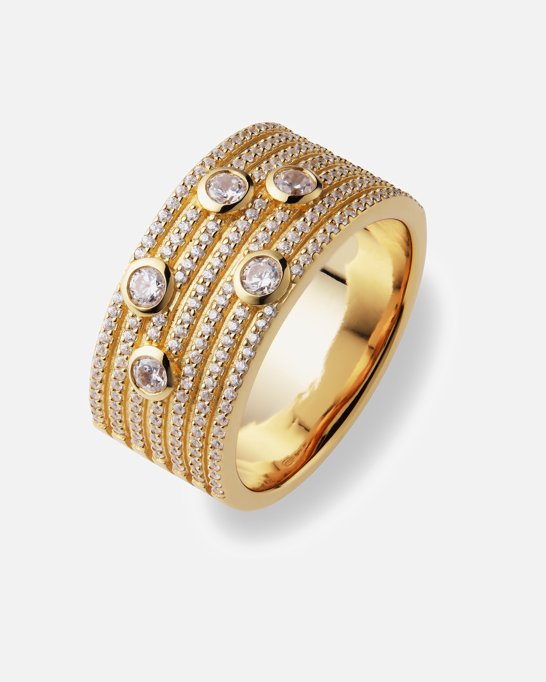 Ring für Weiblich Jette Damenring 925er Silber 63