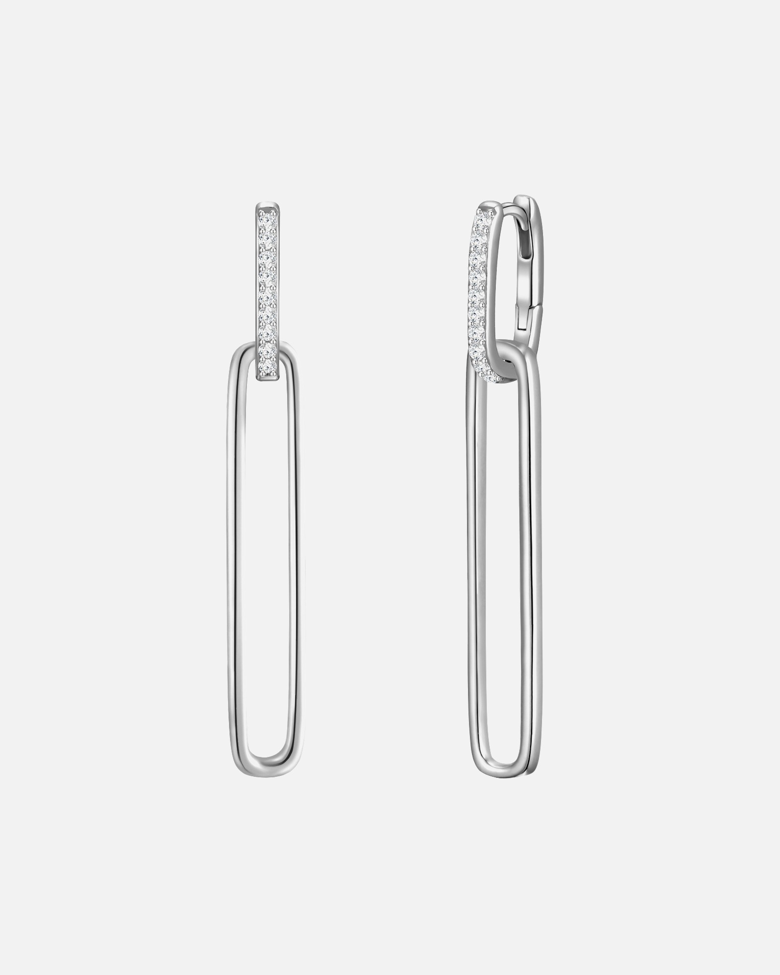 Creolen für Weiblich Glanzstücke München Creolen aus Sterling Silber in silber mit Zirkonia 1 Stück
