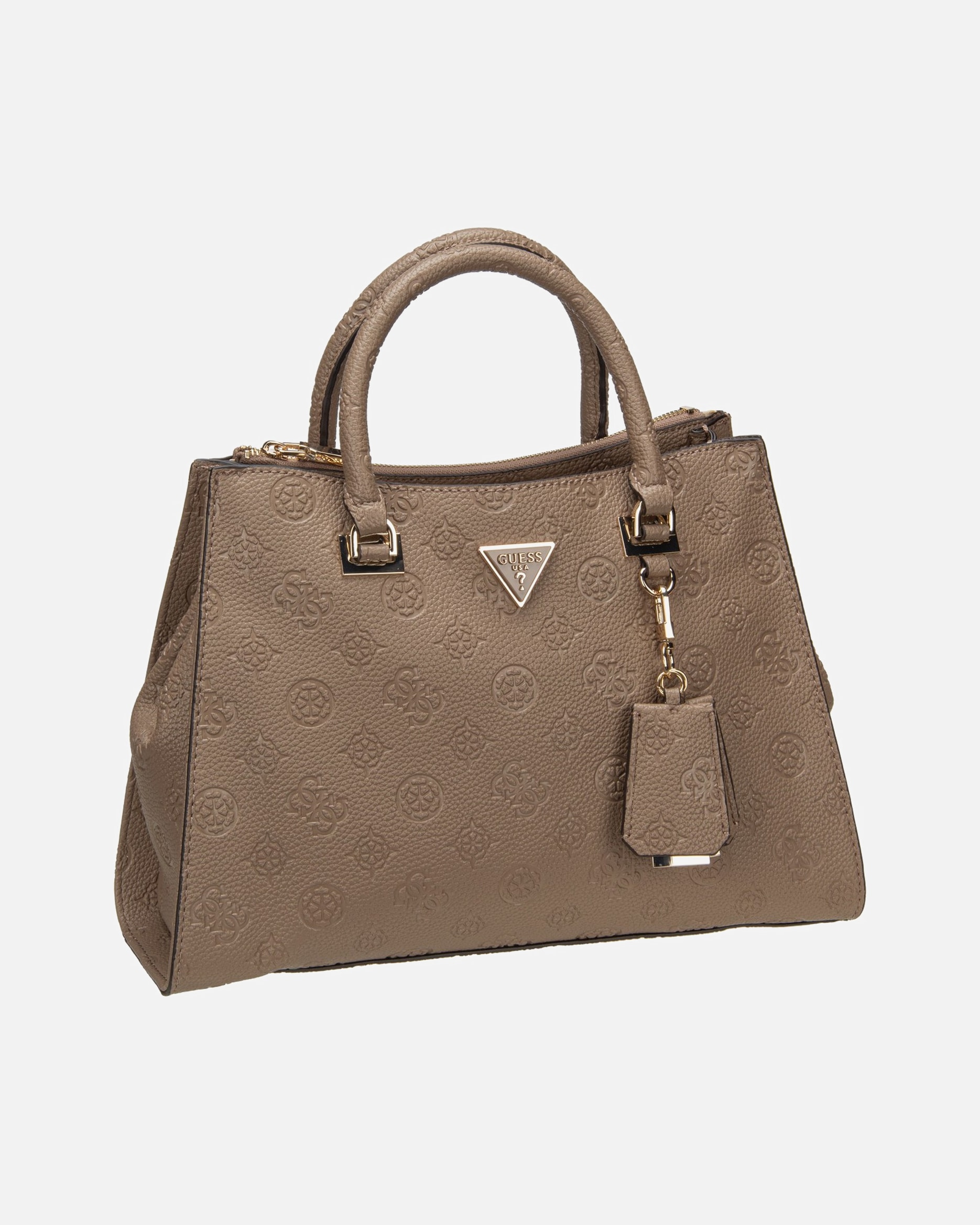 Handtasche für Weiblich GUESS Handtasche Cresidia 2 Society SAT dark oak