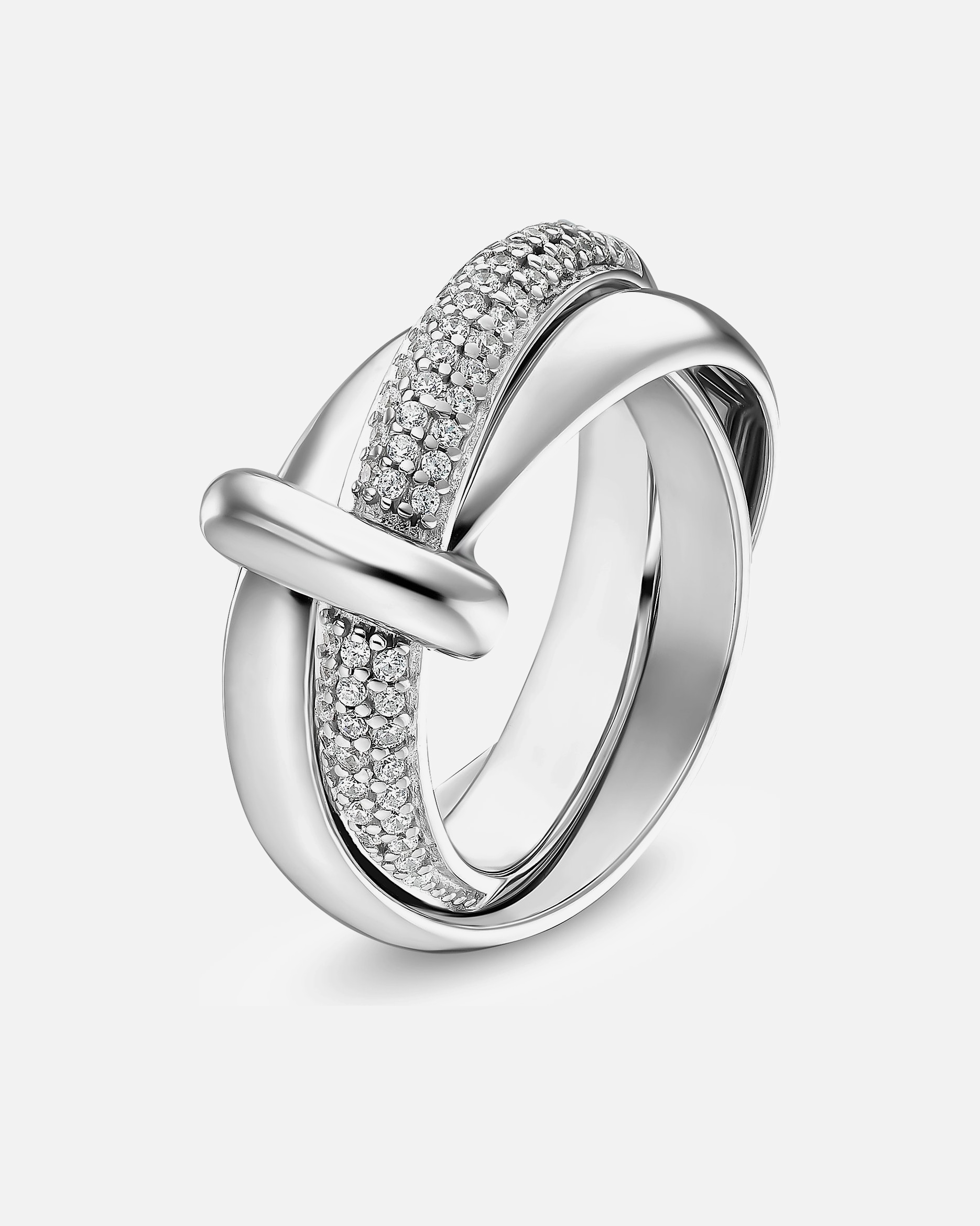 Ring für Weiblich Jette Damenring 925er Silber 55