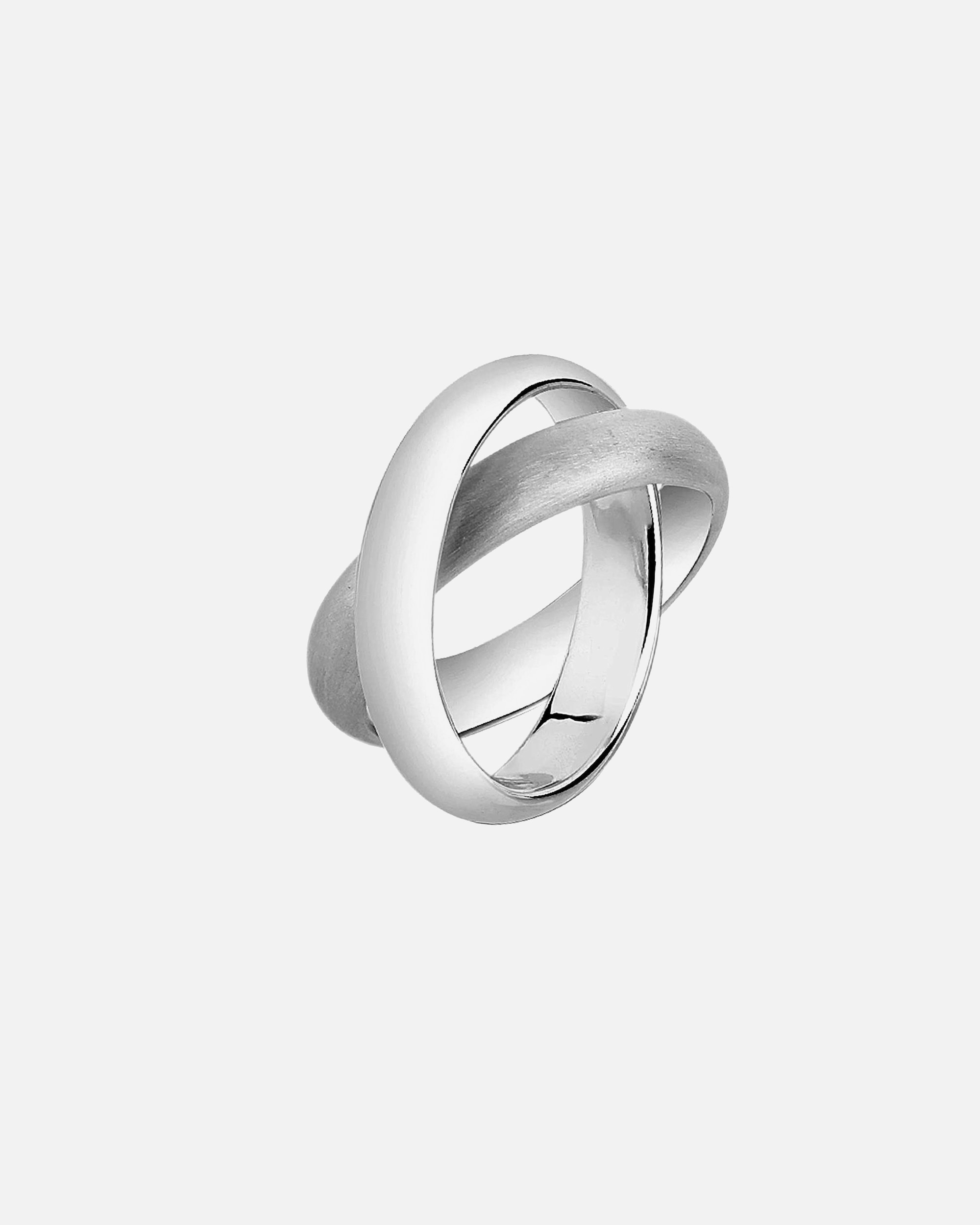 Ring für Weiblich Nenalina Wickelring Basic Gebürstet 925 Silber 60