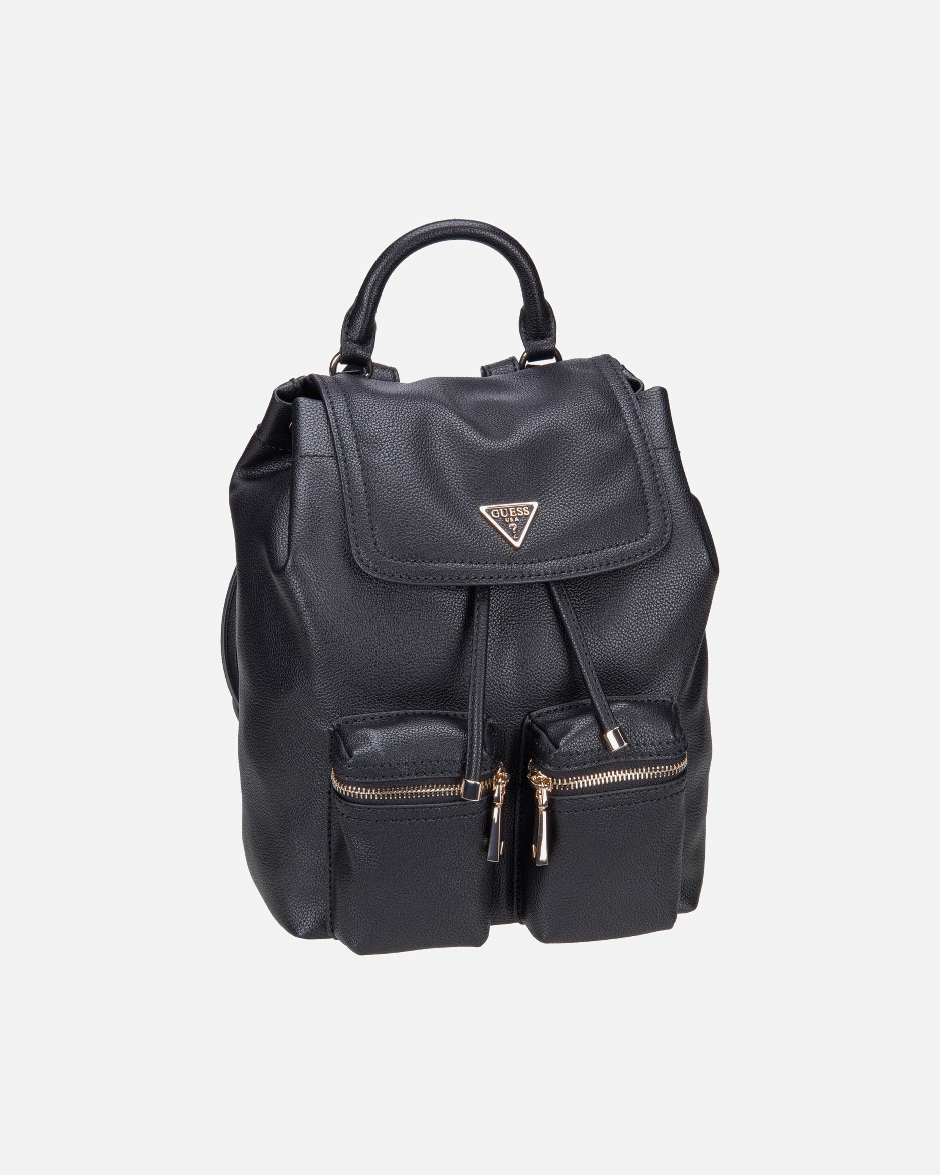 Rucksack für Weiblich GUESS Rucksack Manhattan II Flap black