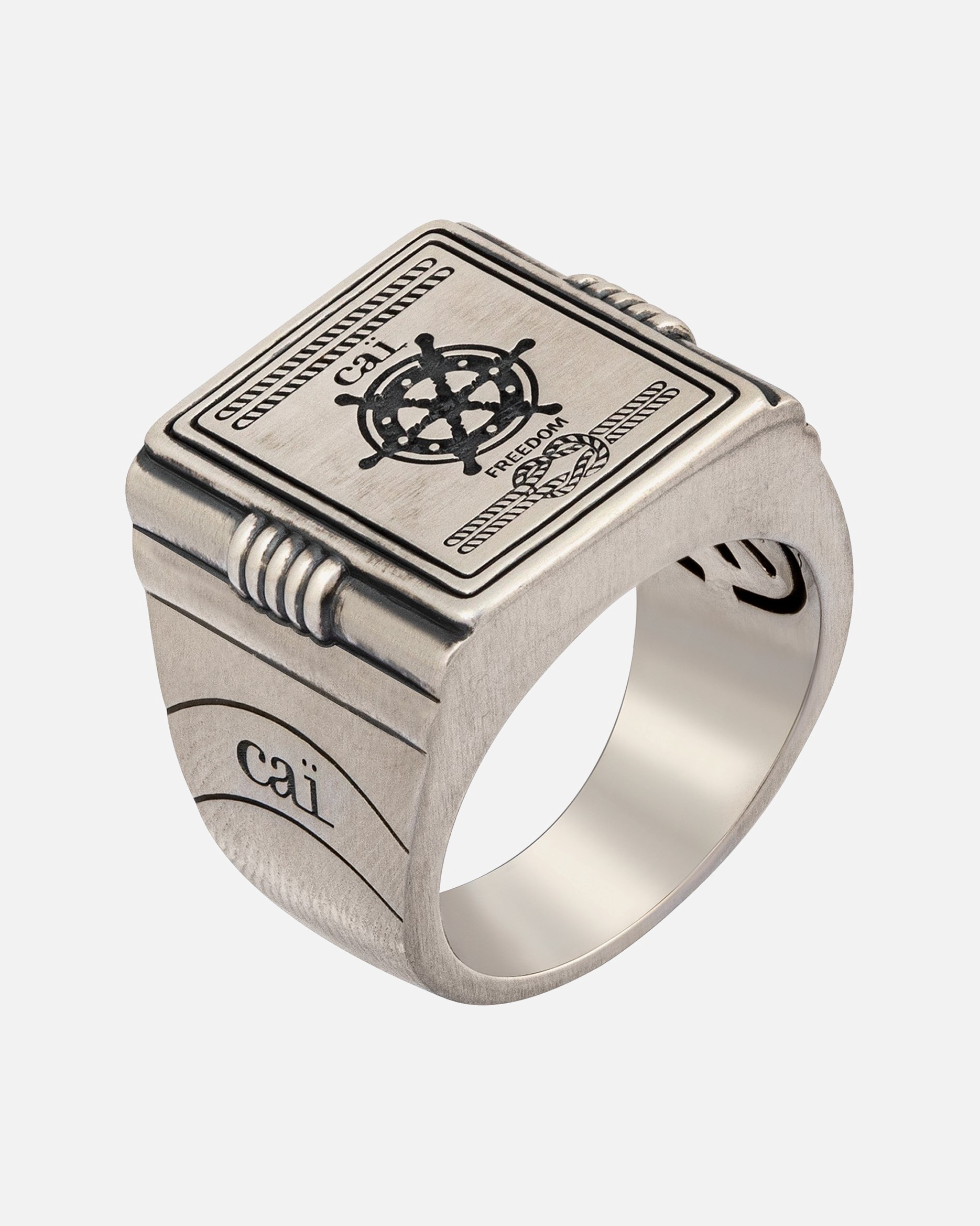 Ring für Männlich caï Herrenring 925er Silber 60