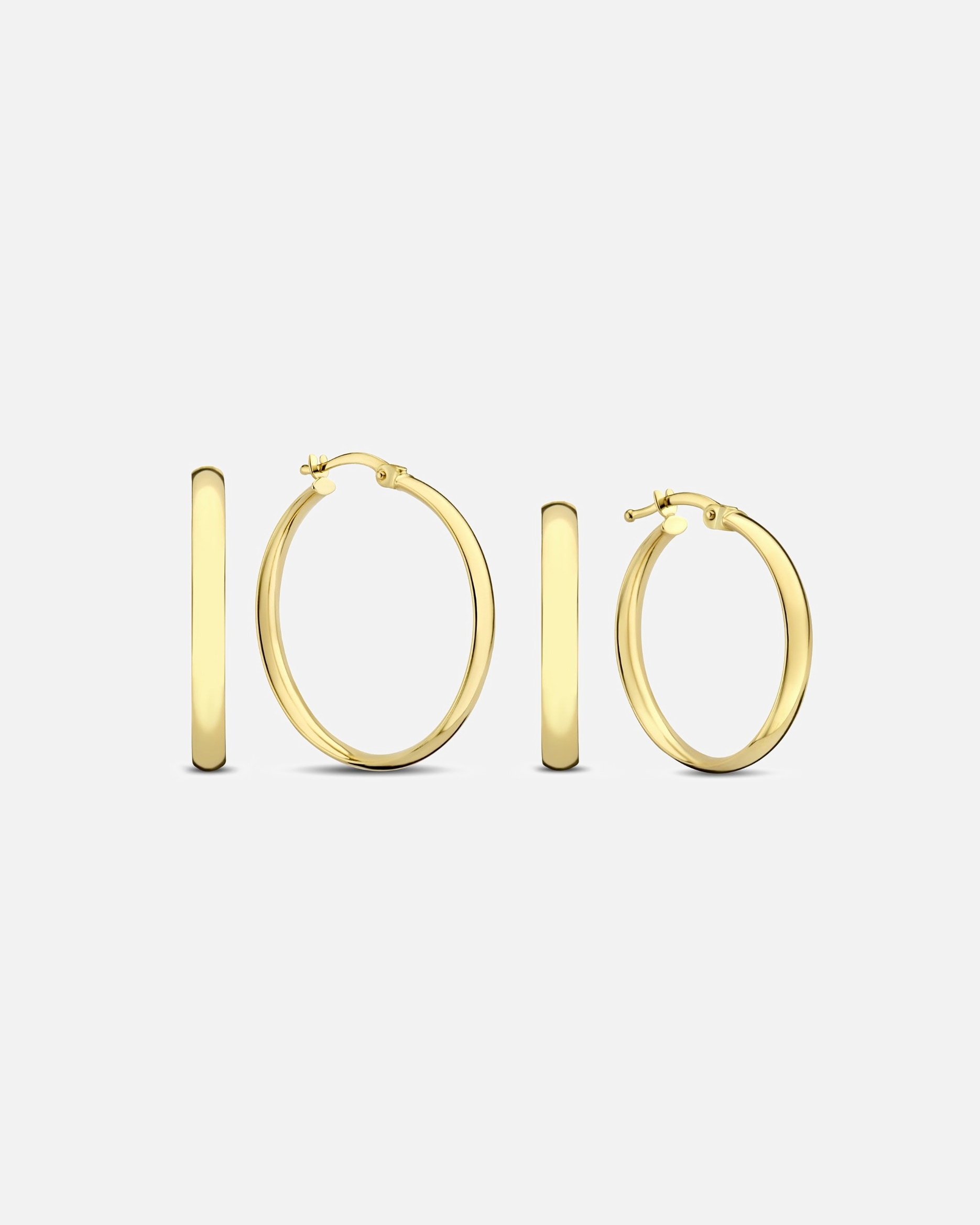 Schmuckset für Weiblich Isabel Bernard Isabel Bernard Cadeau d'Isabel 14 Karat | Gold Ohrringe Set IB90149 14 Karat Gold