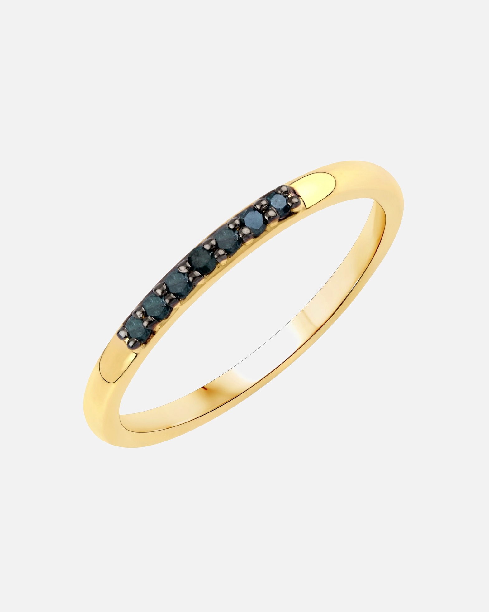 Ring für Weiblich Rafaela Donata Ring Sterling Silber Diamant in Gelbgold 54