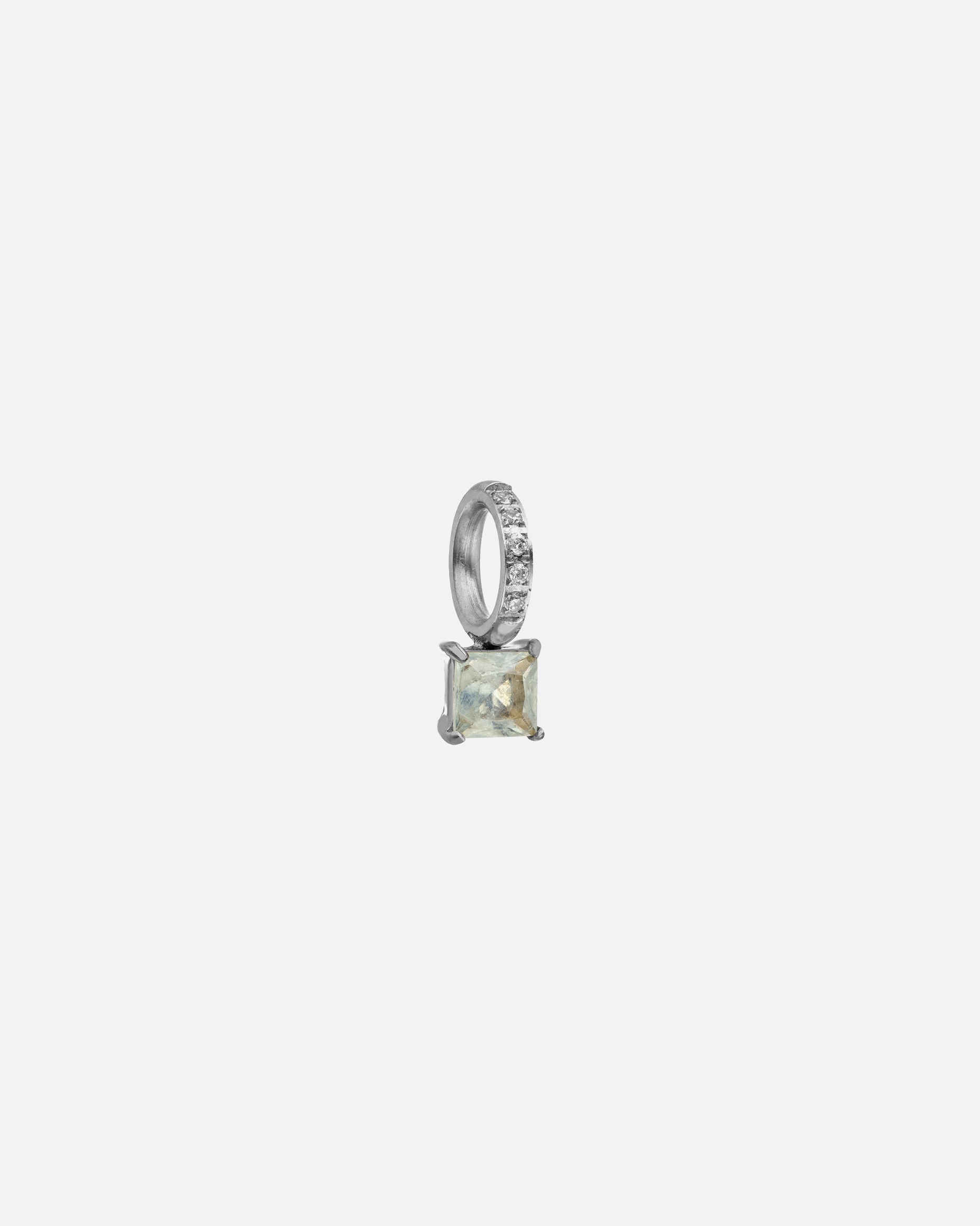 Schmuckanhänger für Unisex Purelei Geburtsstein März Aquamarin Charm 100% Edelstahl Silber