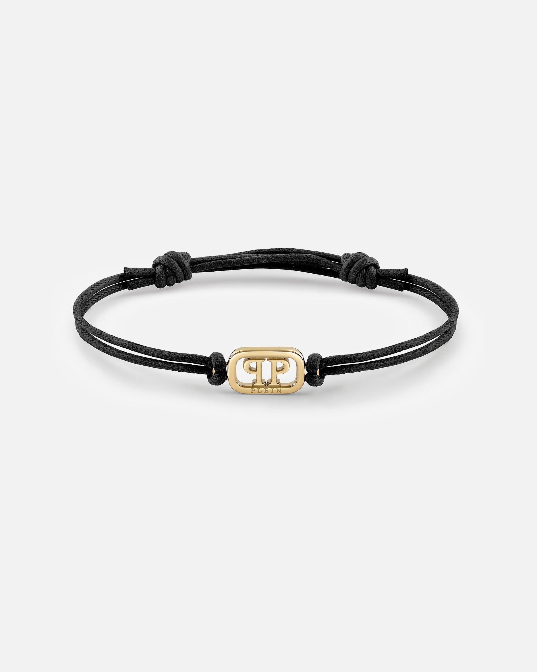 Armband für Weiblich PHILIPP PLEIN Armband Edelstahl, Baumwolle schwarz
