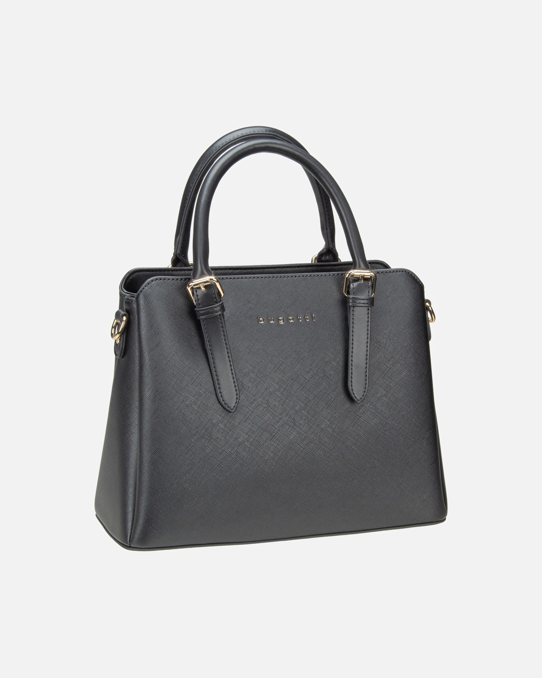 Handtasche für Weiblich Bugatti Handtasche Ella Bowling Bag M schwarz