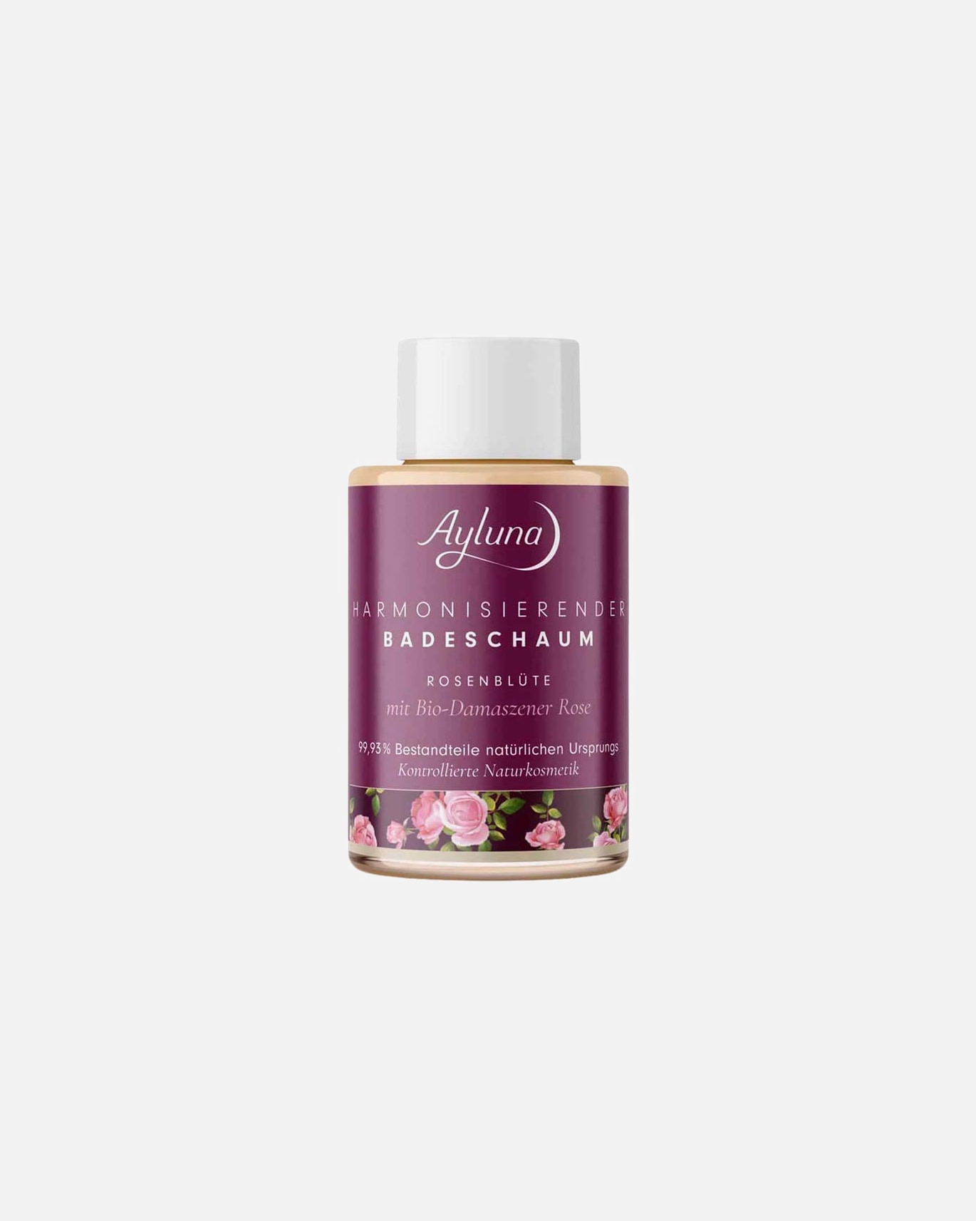 Badezusatz für Unisex Ayluna Naturkosmetik Rosenblüte - Badeschaum Reisegröße 50 ml