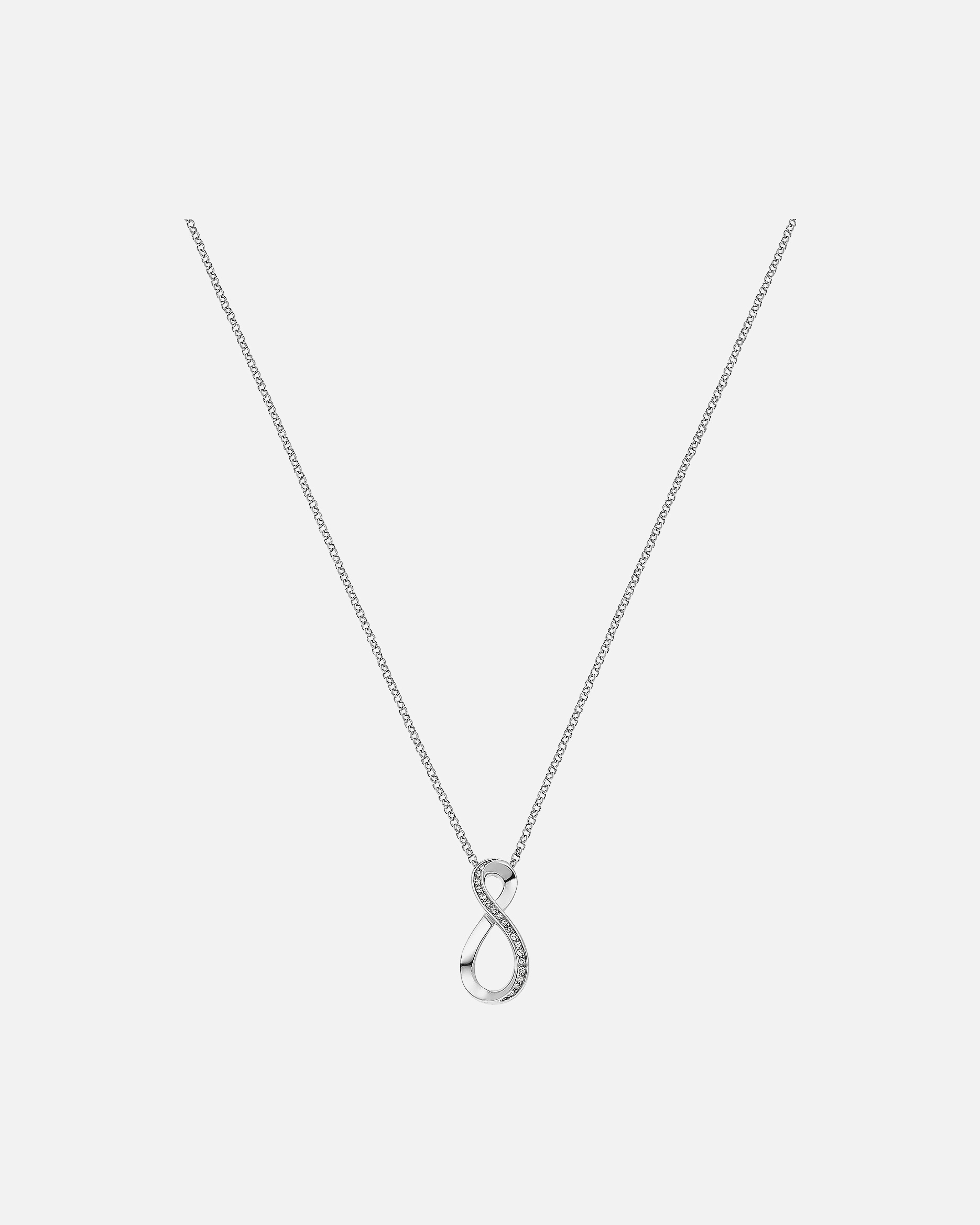 Halskette für Weiblich Jette Kette 925er Silber rhodiniert 1 Stück