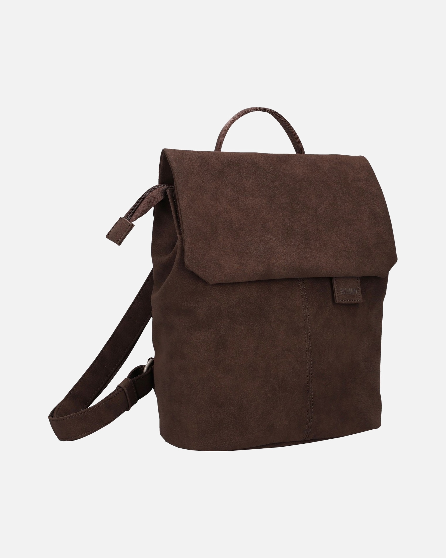 Rucksack für Weiblich ZWEI Rucksack Mademoiselle MR8 Nubuk-Espresso