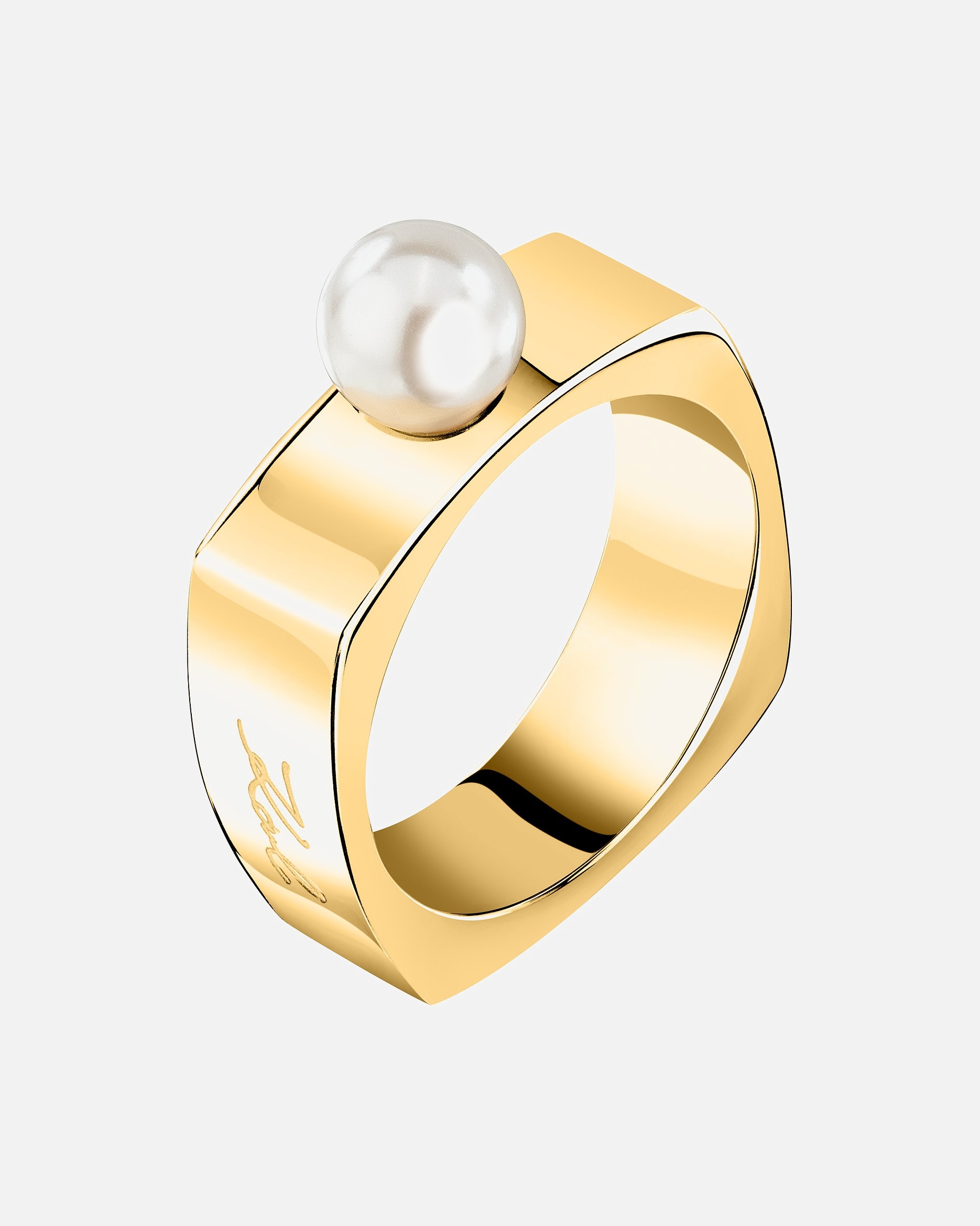 Ring für Weiblich Karl Lagerfeld Damenring Edelstahl 52