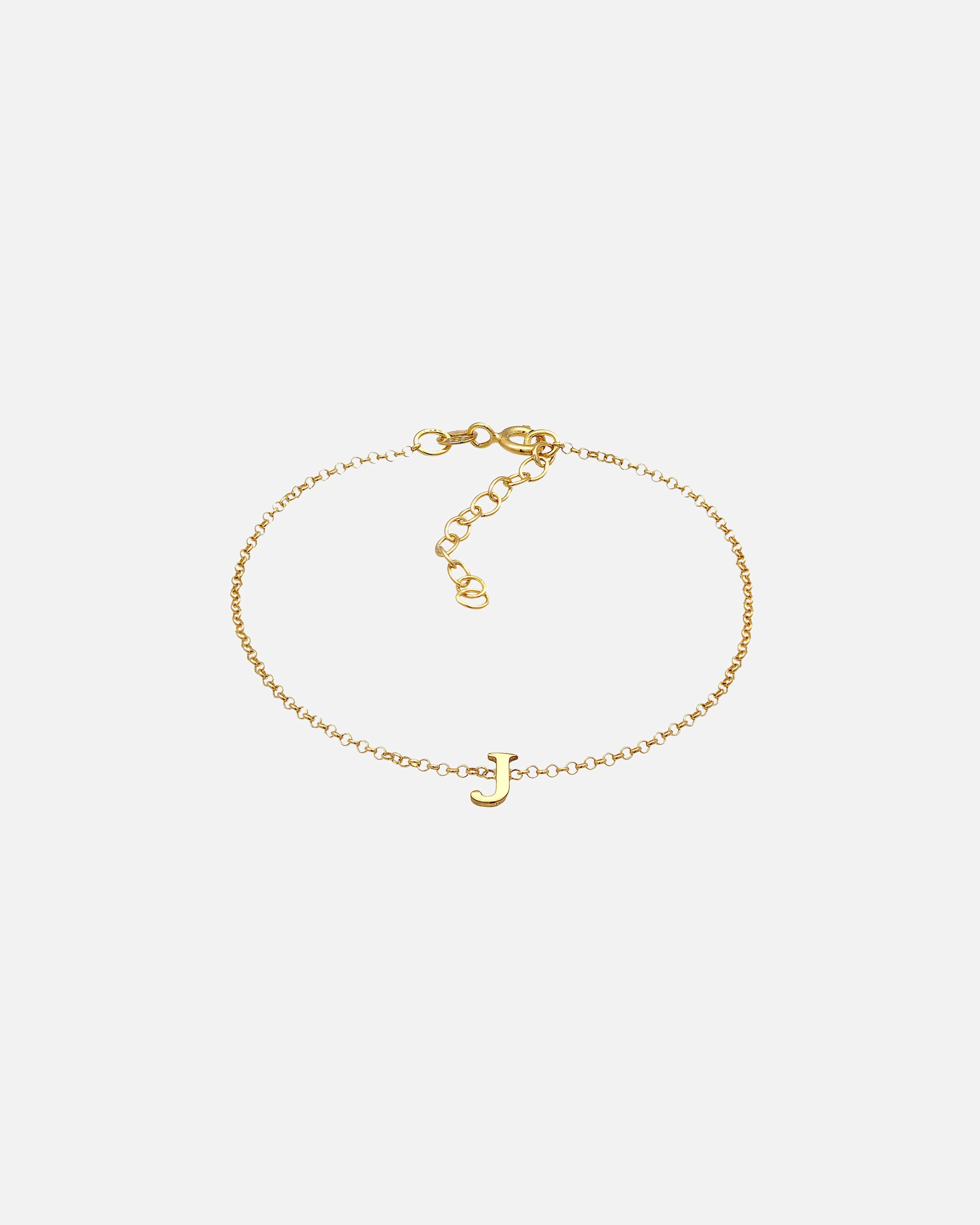 Armband für Weiblich Elli hstaben Initialen Anhänger J 925 Silber 1 Stück