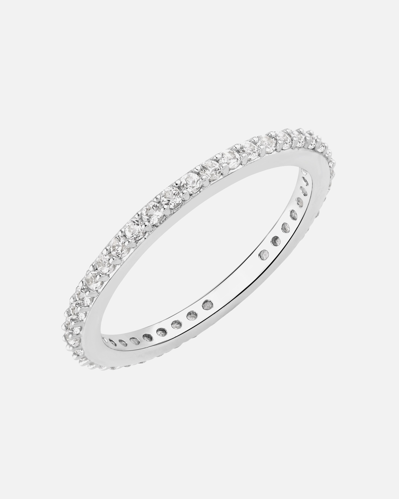 Ring für Weiblich Rafaela Donata Ring aus Sterling Silber in Silber mit Topas 60