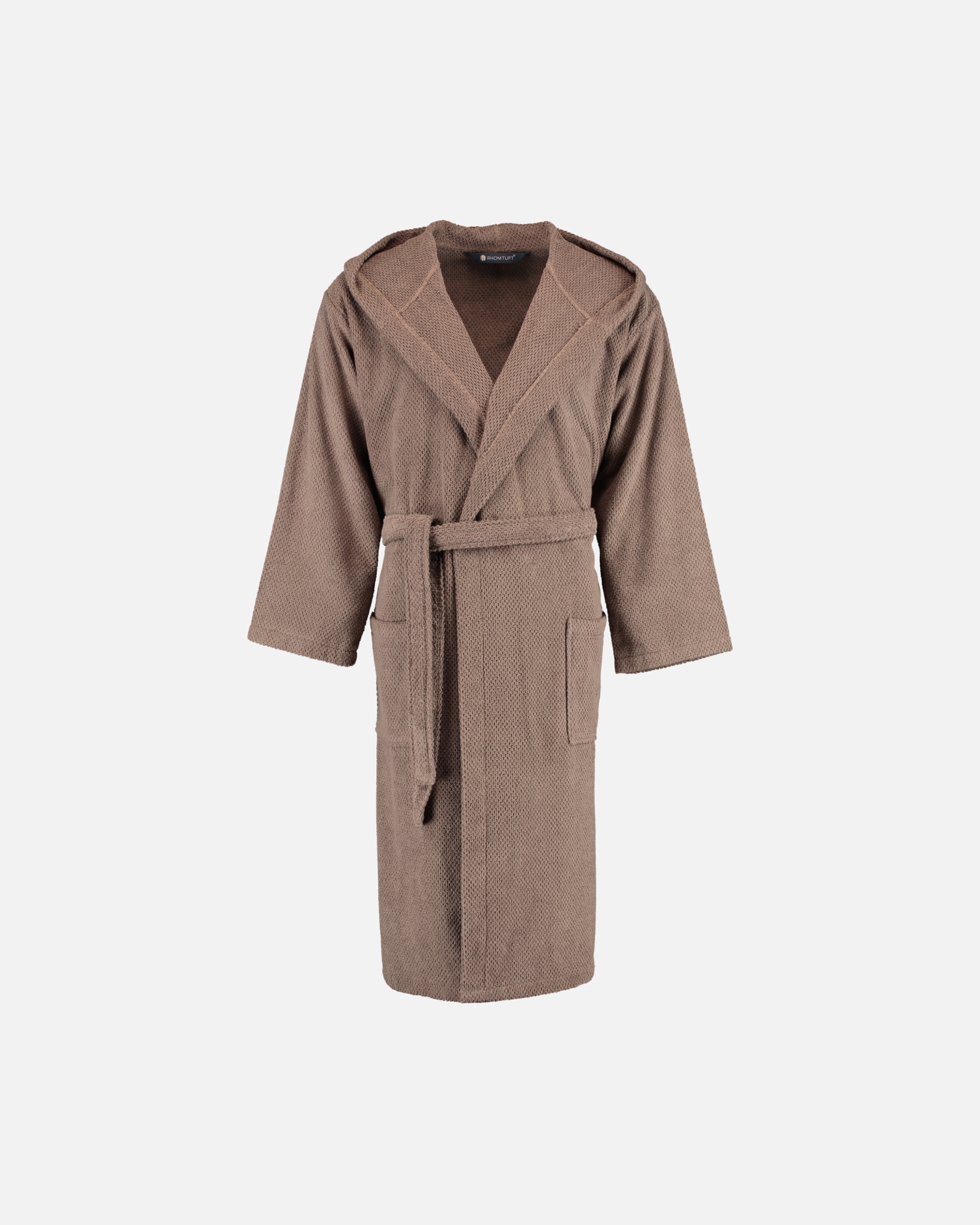 Bademantel für Unisex Rhomtuft Rhomtuft Bademäntel unisex Kapuze Baronesse taupe - 58 XL