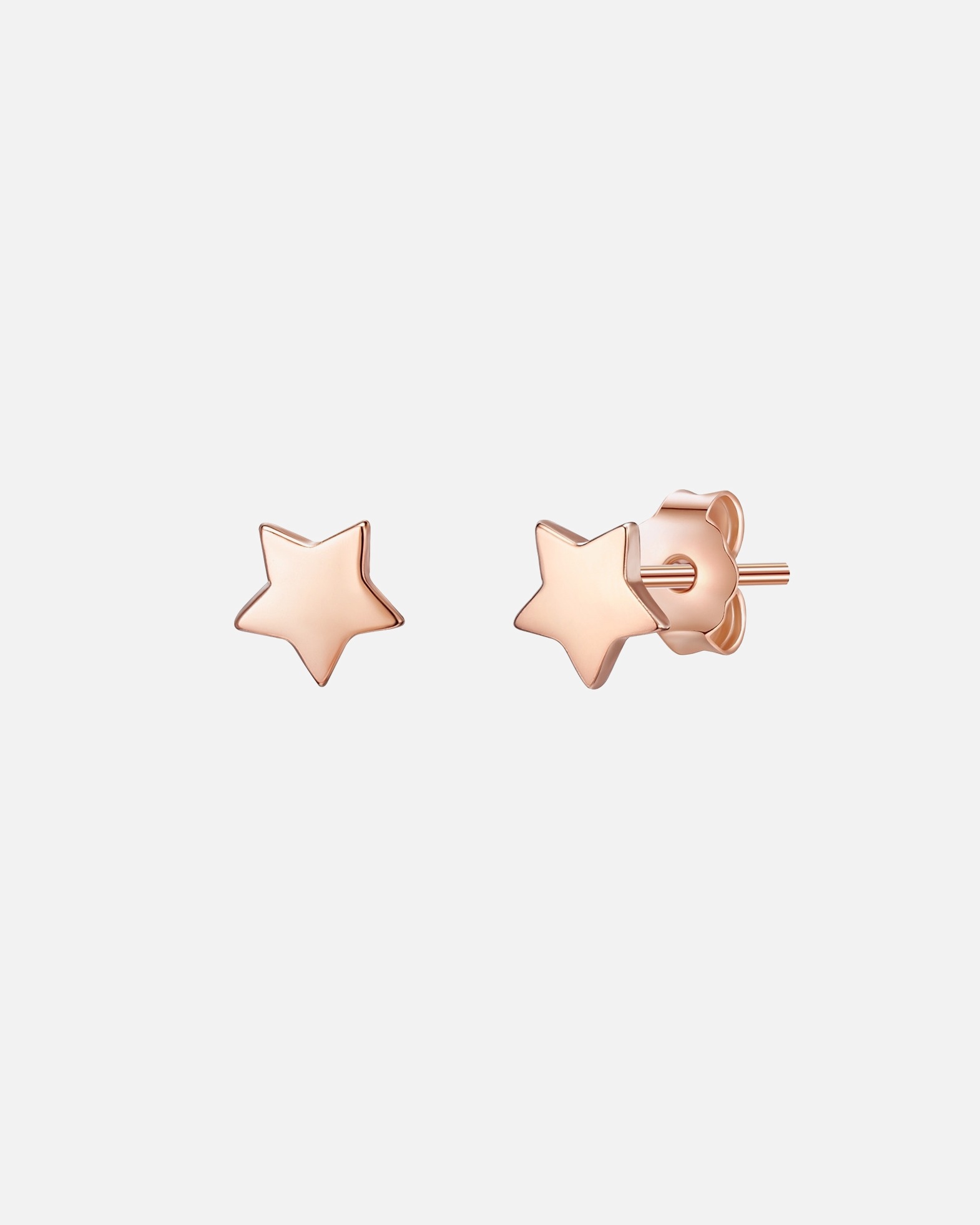 Ohrringe für Weiblich Glanzstücke München Ohrstecker Stern Sterling Silber in Gelbgold 1 Stück