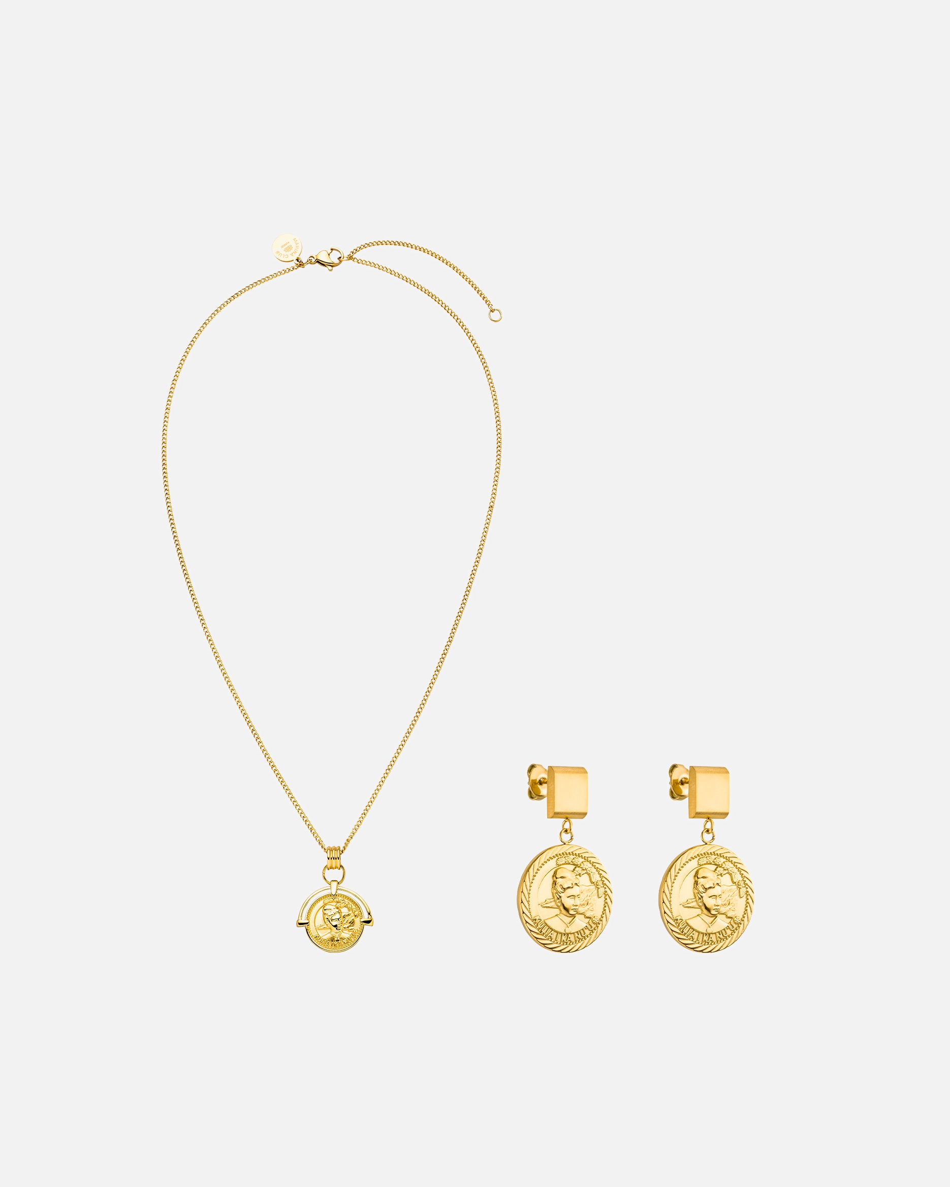 Schmuckset für Weiblich Purelei Mahina Club Lei Edition Schmuckset 100% Edelstahl Gold