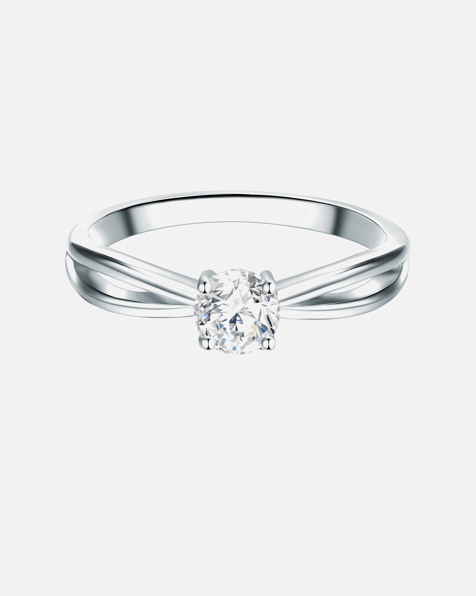 Ring für Weiblich Trilani Ring Sterling Silber Zirkonia in Silber 60