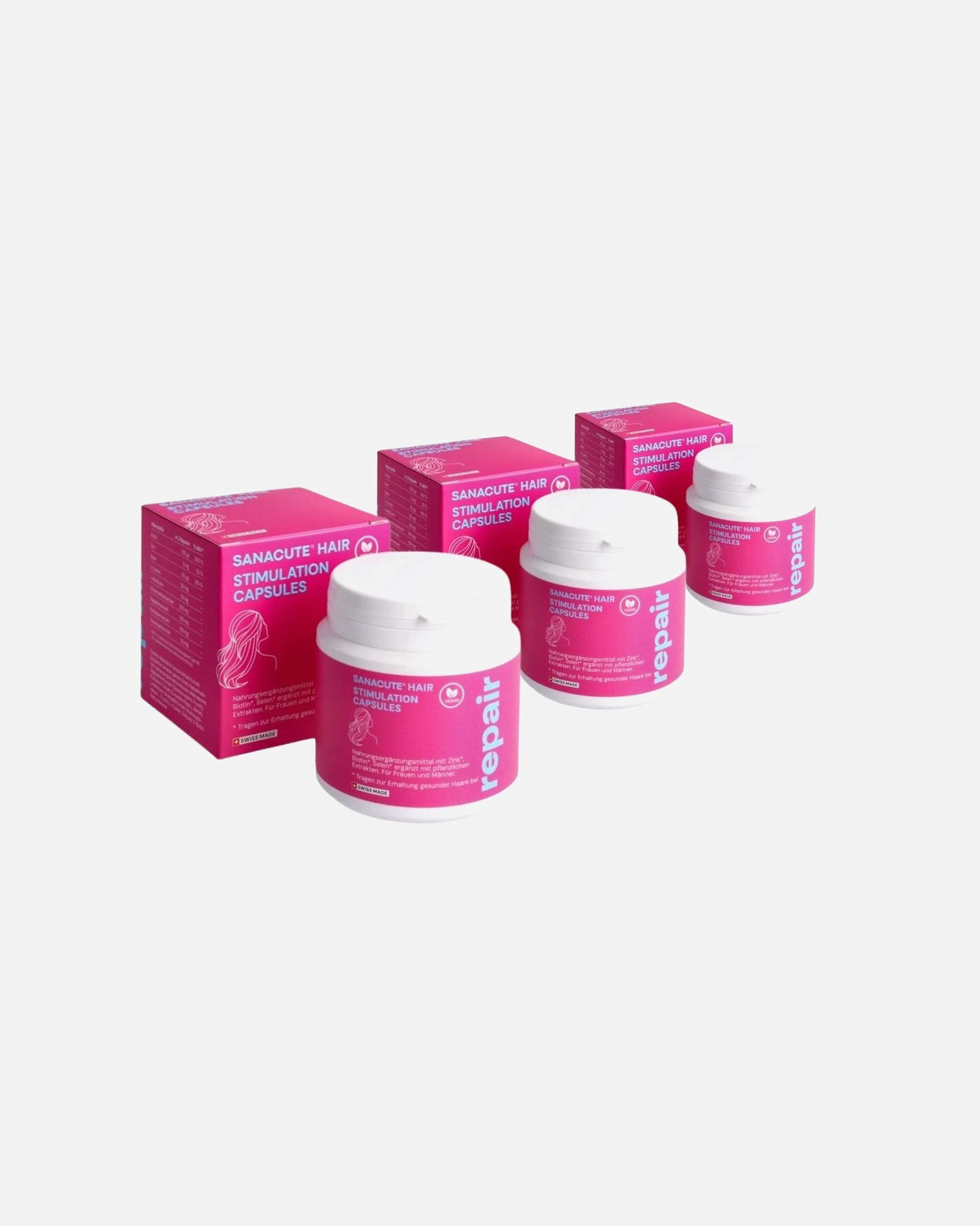 Haarwasser für Unisex SANACUTE Default Brand Line SANACUTE HAIR STIMULATION CAPSULES pink