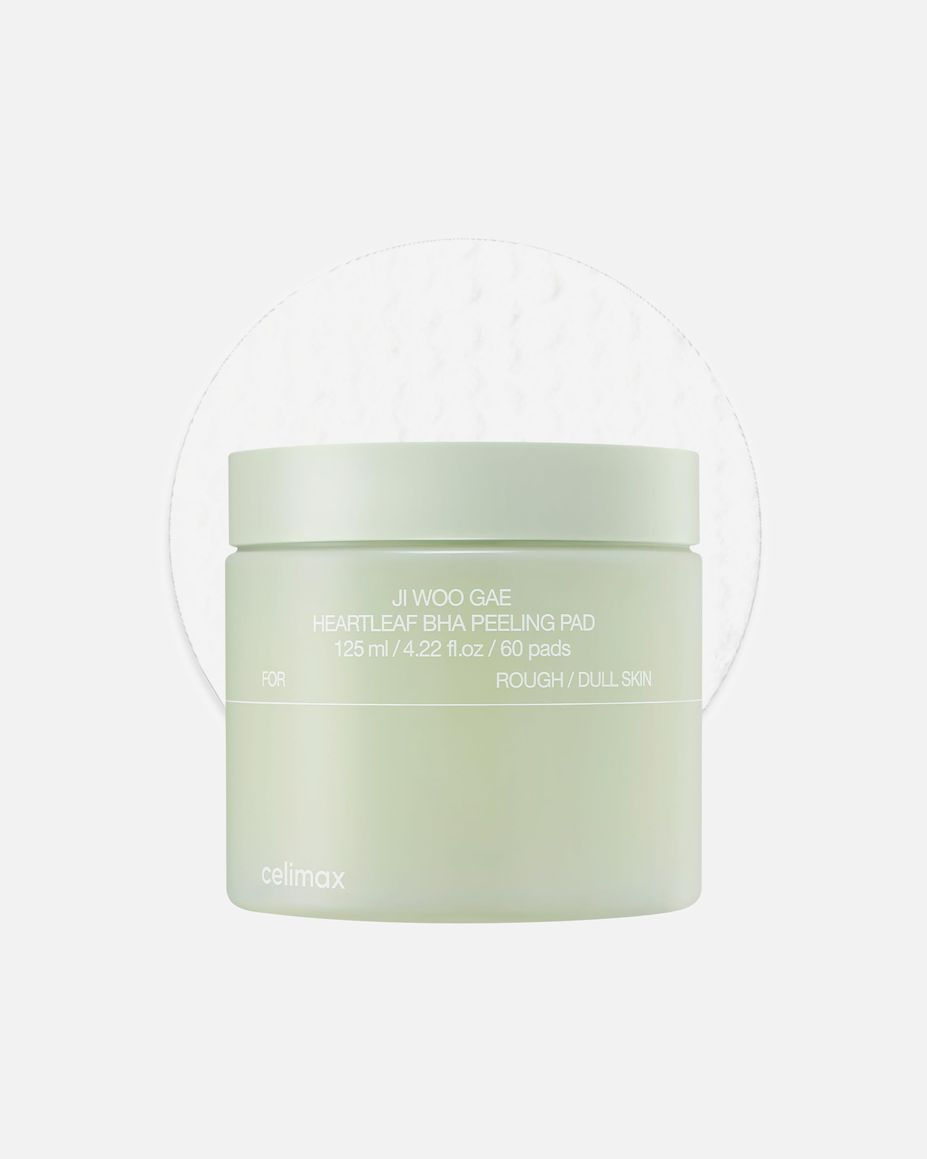 Feuchtigkeitsspendende Gesichtsbehandlung für Unisex Celimax Heartleaf Bha Peeling Pads 60 Stück
