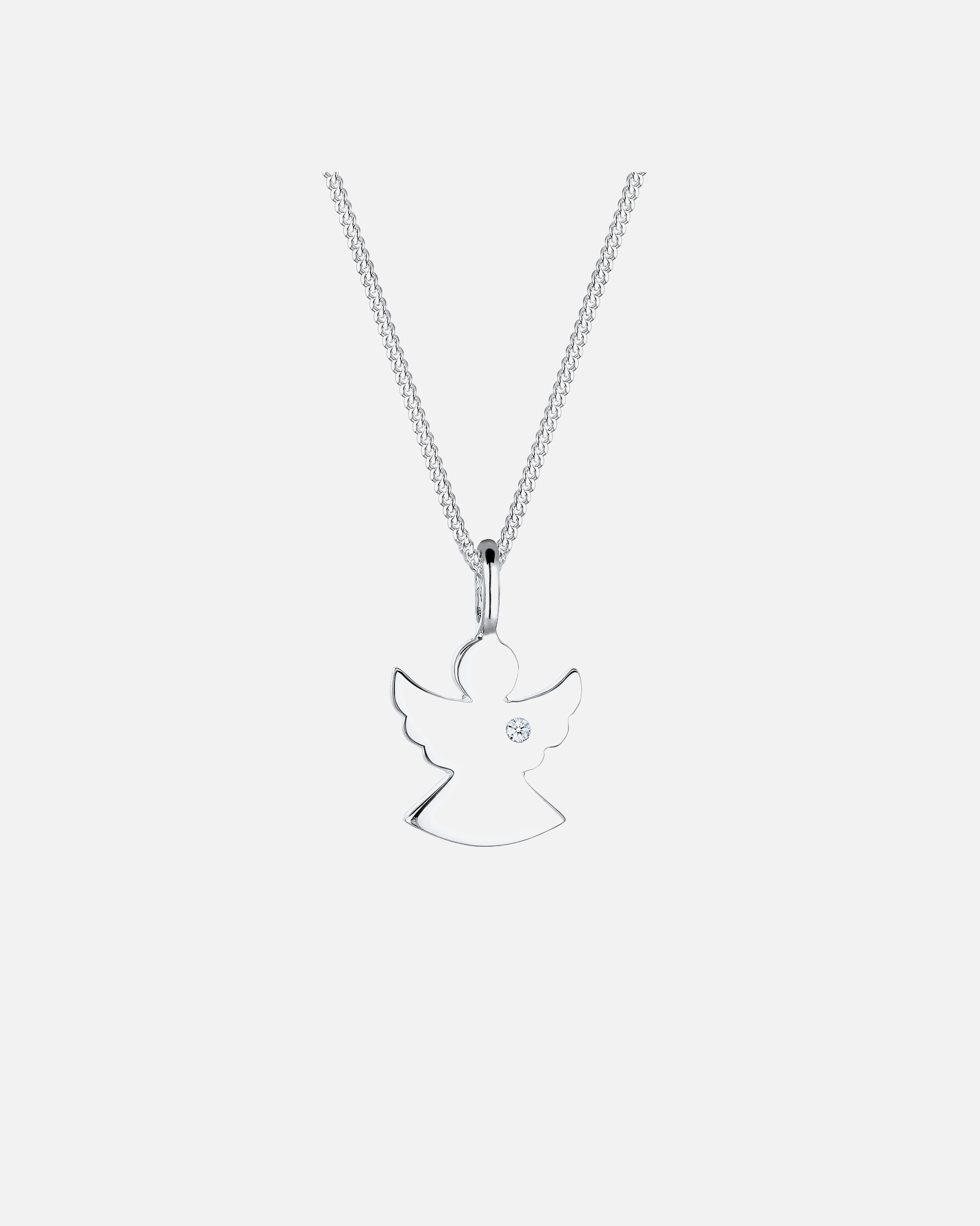Halskette für Weiblich Elli DIAMONDS Engel Talisman Diamant (0.015 ct.) 925 Silber 1 Stück
