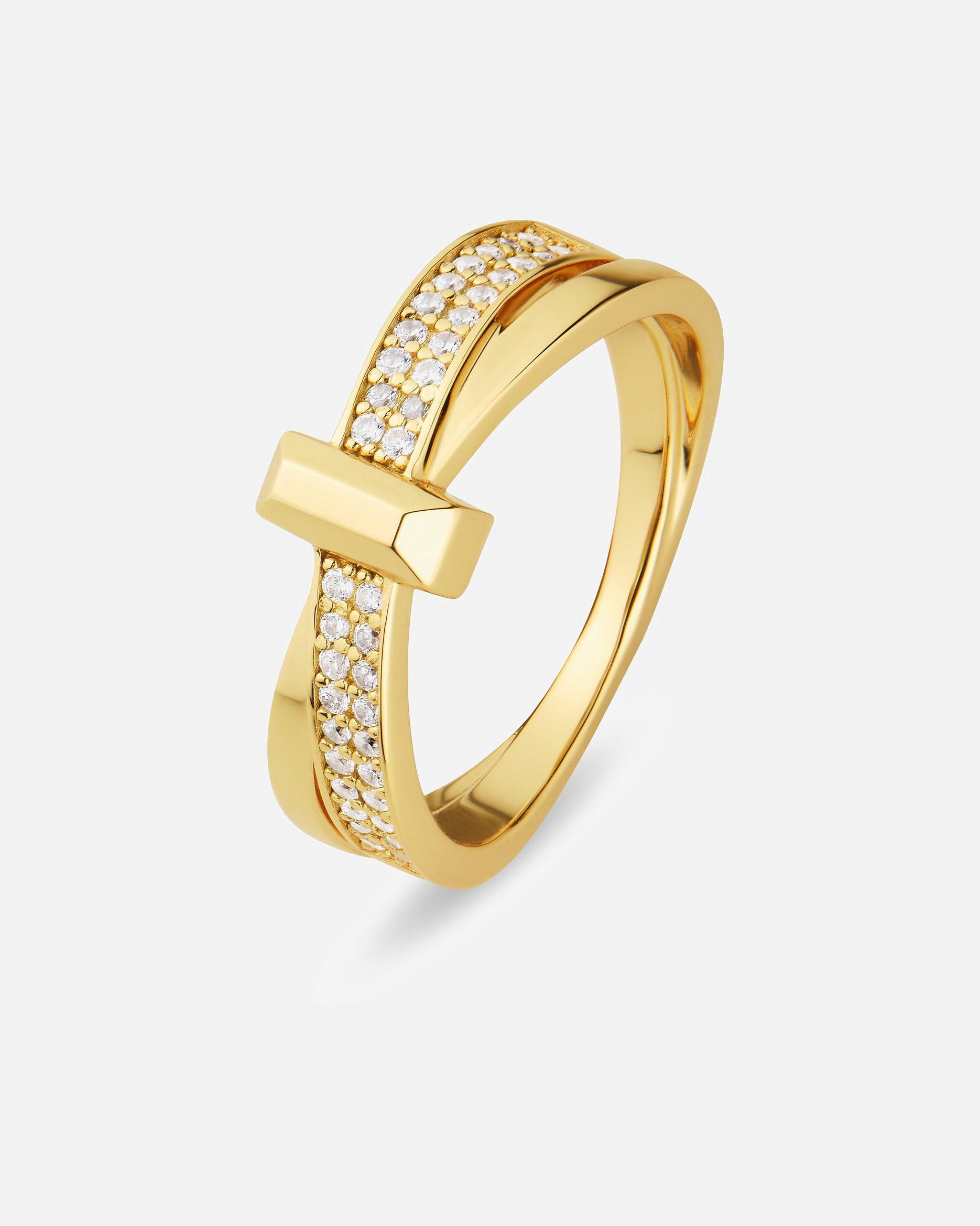 Ring für Weiblich Jette Damenring 925er Silber, recycelt 57