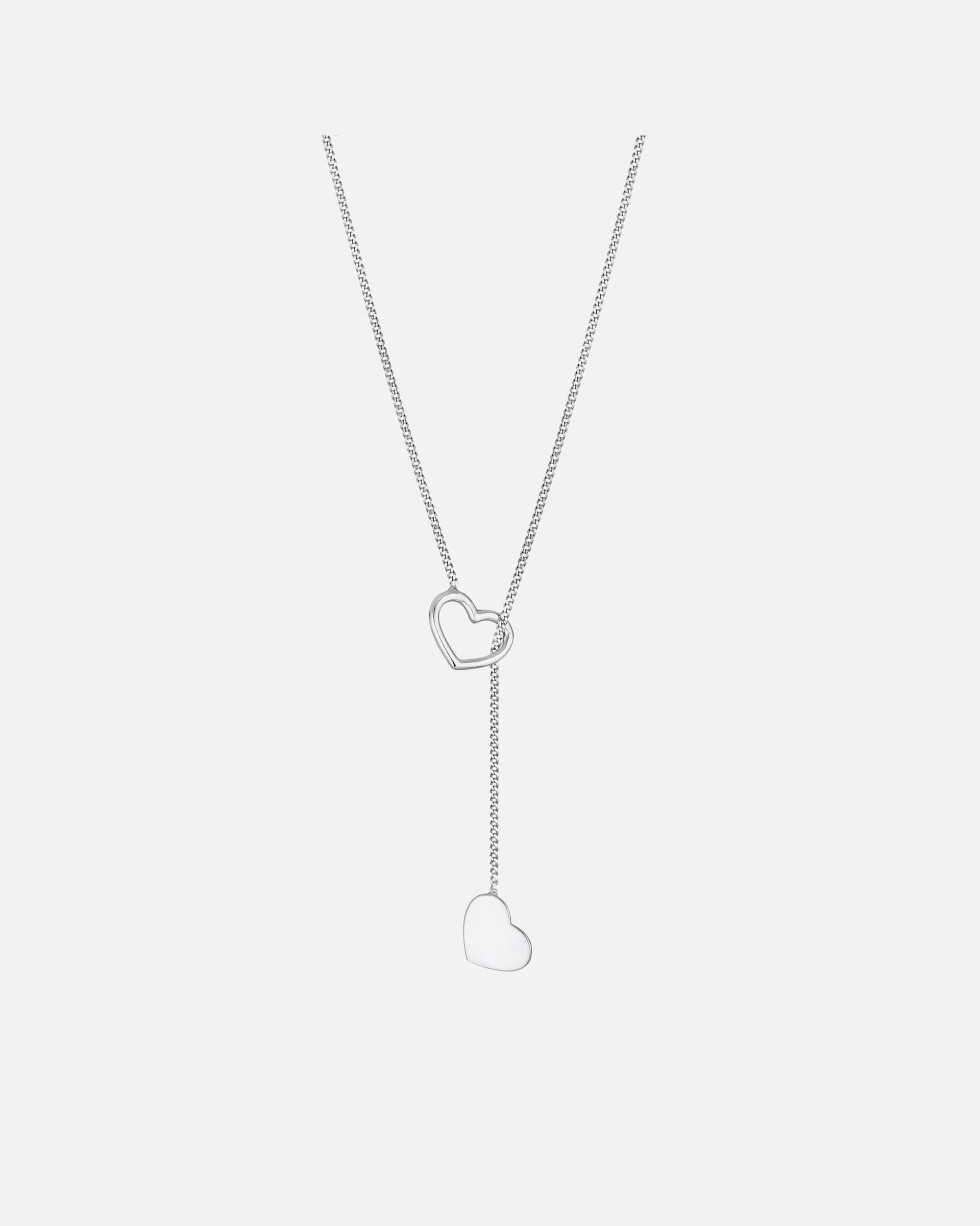 Halskette für Weiblich Elli Y-Kette Herz Liebe Amore 925 Silber 1 Stück
