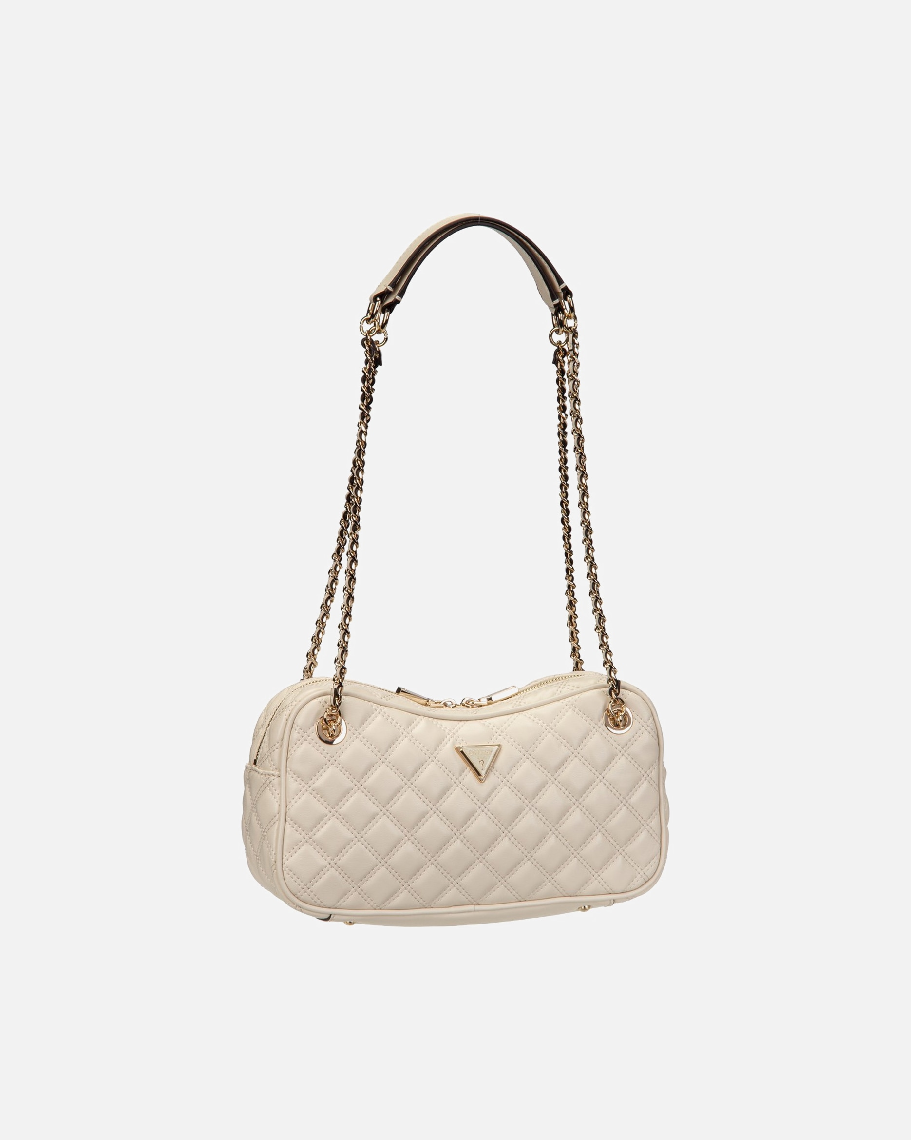 Umhängetasche für Weiblich GUESS Handtasche Giully II Shoulder Satchel Bone